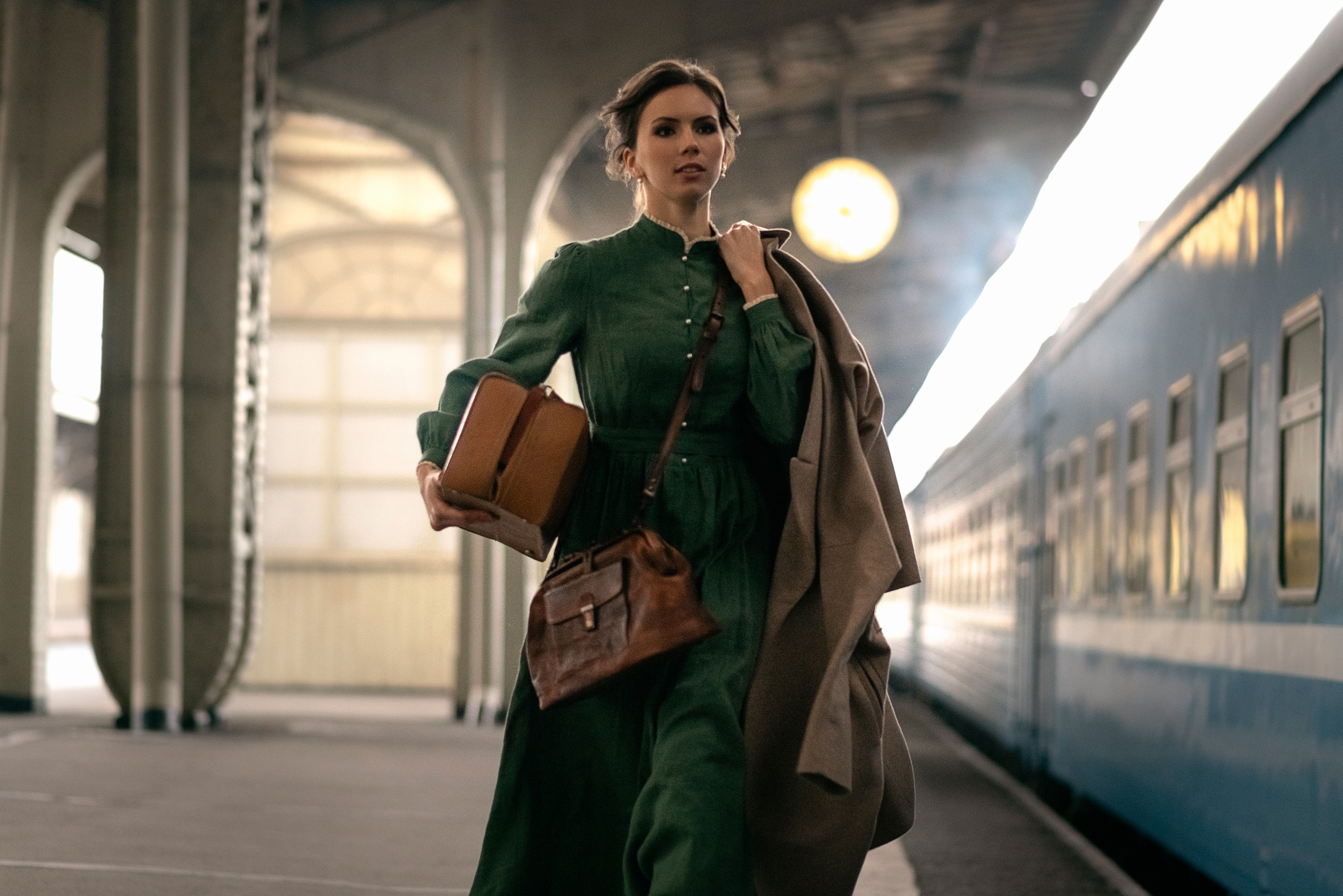 Фотосессия в стиле ретро на Витебском вокзале, СПб. Юля Дэй • Фотограф, Санкт-Петербург