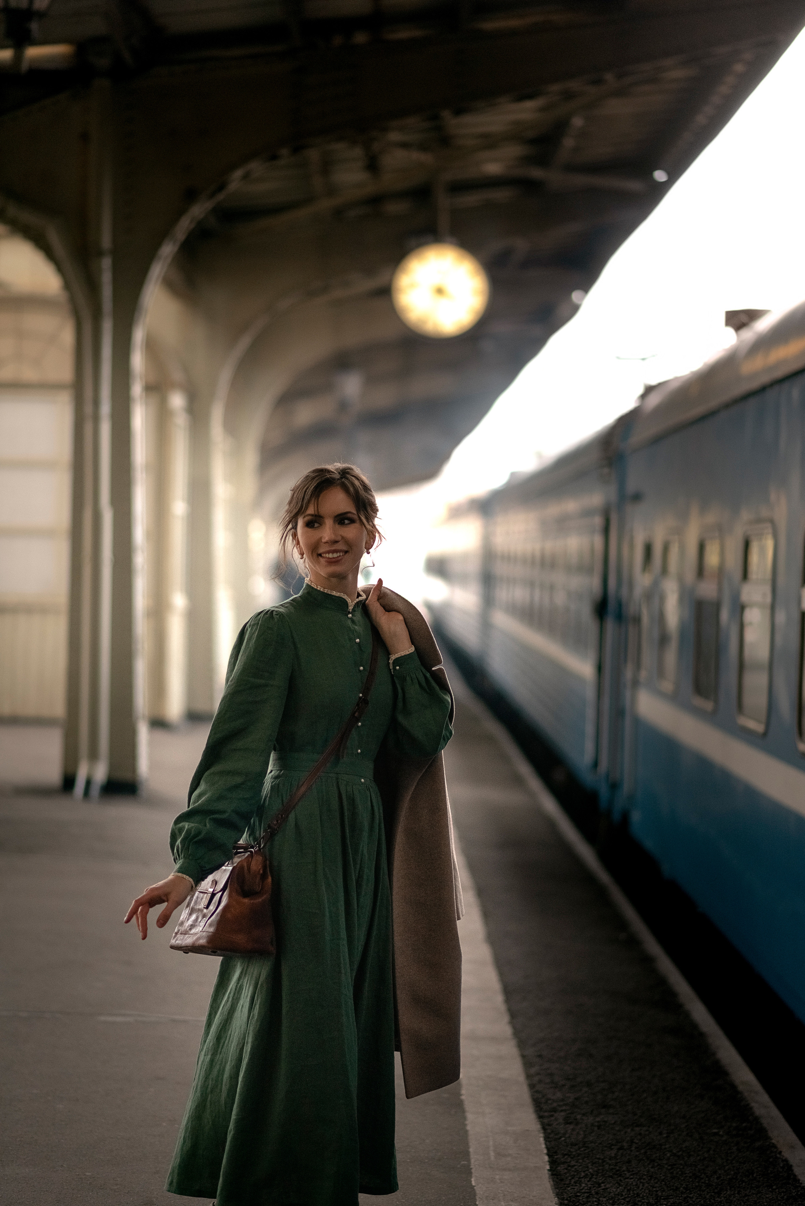 Фотосессия в стиле ретро на Витебском вокзале, СПб. Юля Дэй • Фотограф, Санкт-Петербург