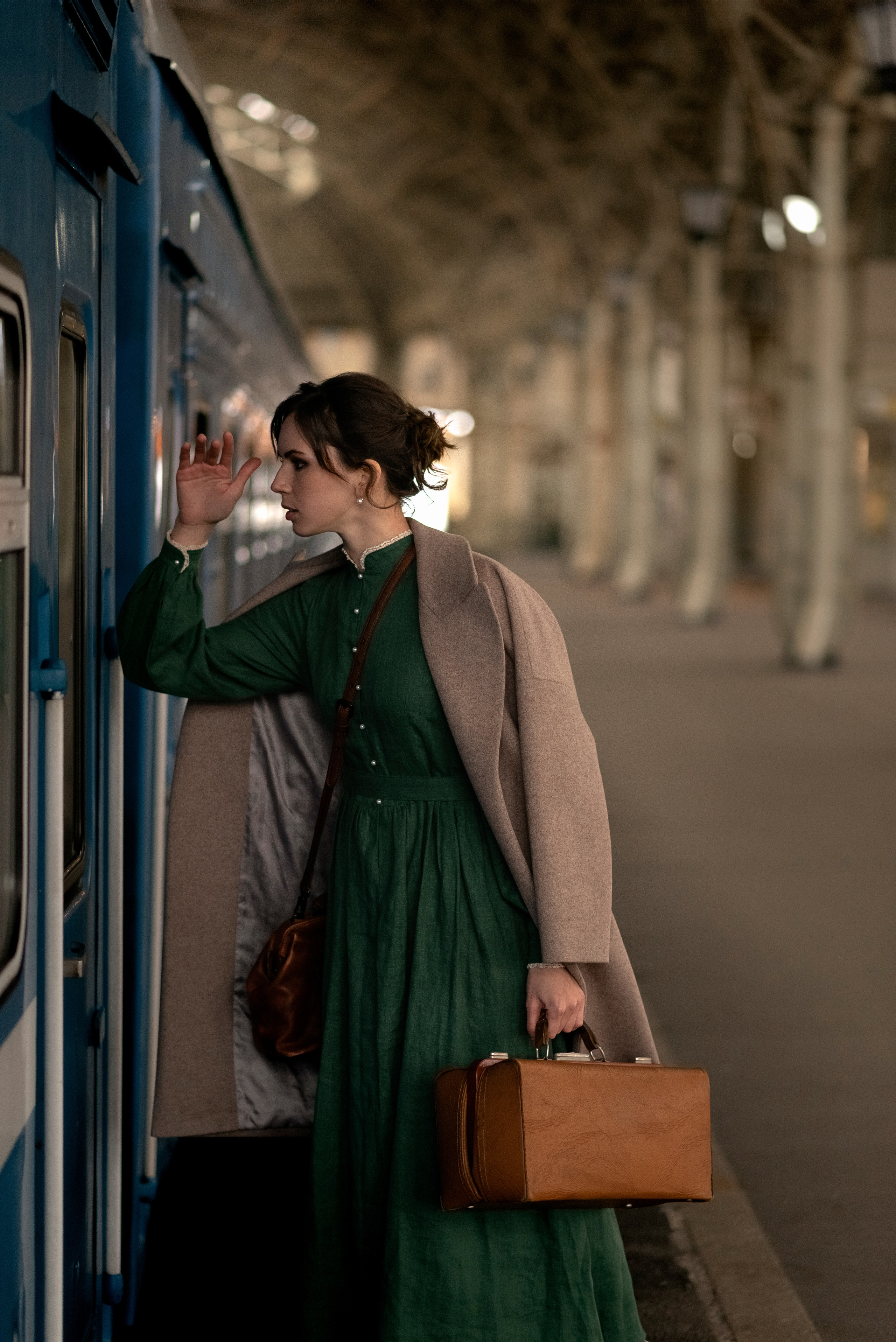 Фотосессия в стиле ретро на Витебском вокзале, СПб. Юля Дэй • Фотограф, Санкт-Петербург
