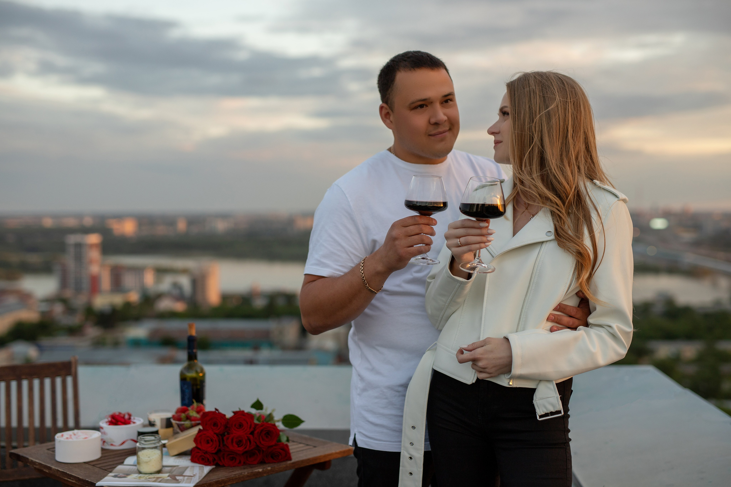 Свидание на крыше. Таня Давтян фотограф в Новосибирске