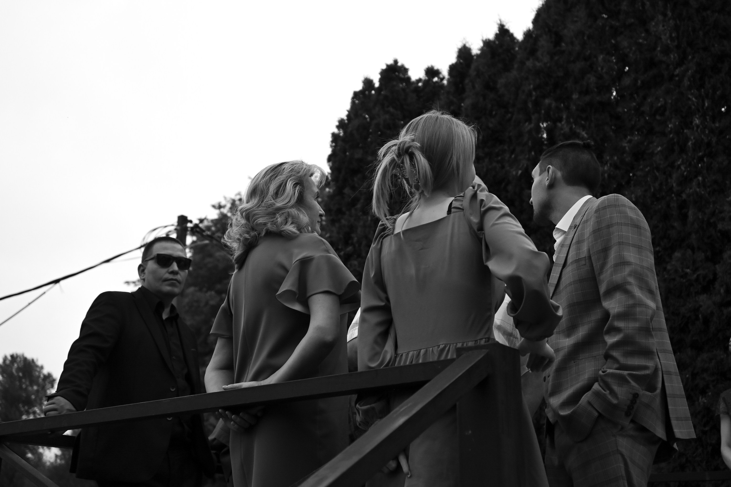 Black and white film. <3