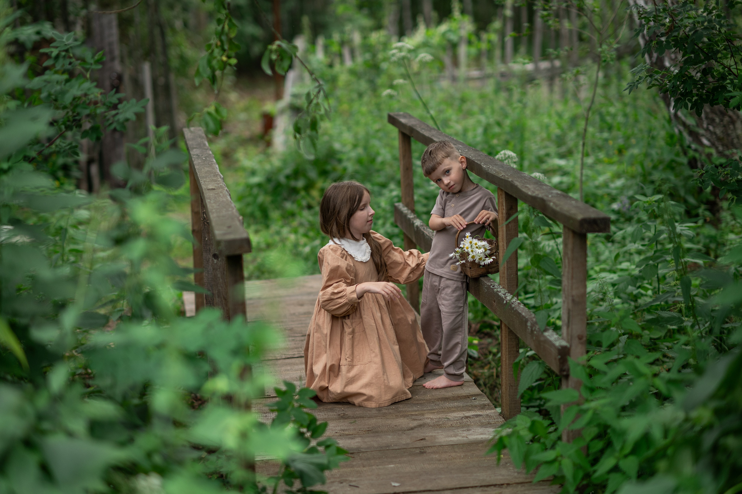 В САДУ. Семейный фотограф Екатеринбург Лора Мур