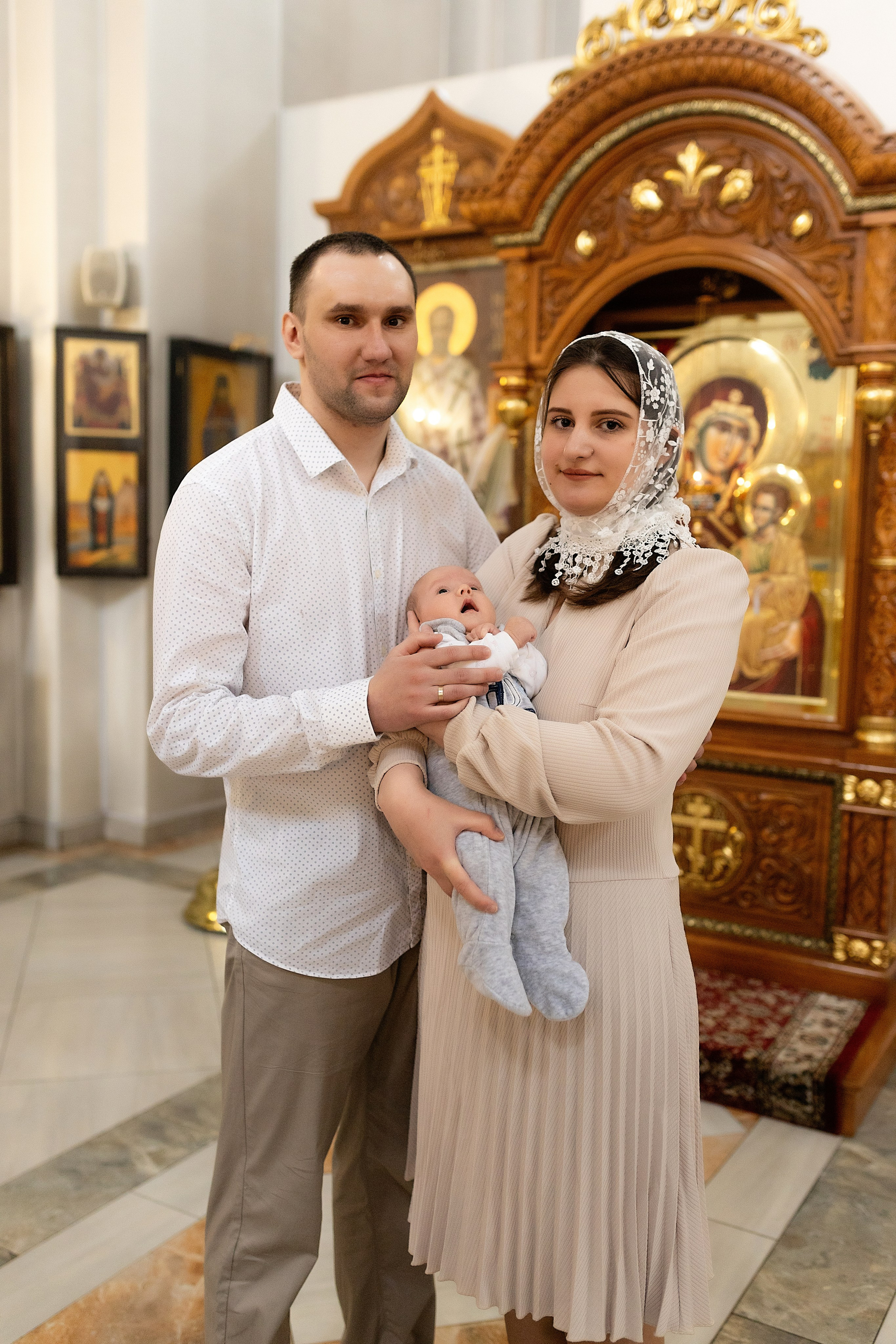 Таинство крещения Алисы. Фотограф в Железнодорожном и Балашихе