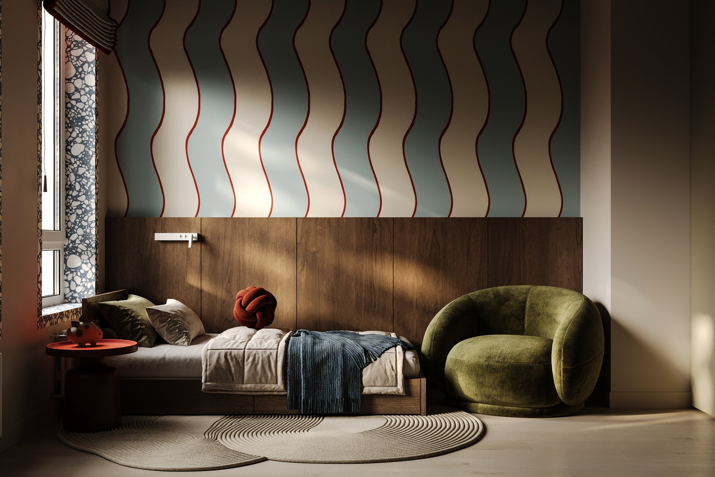 Детская ЖК «Аристократ». 3D визуализация интерьера Надежда Соколова