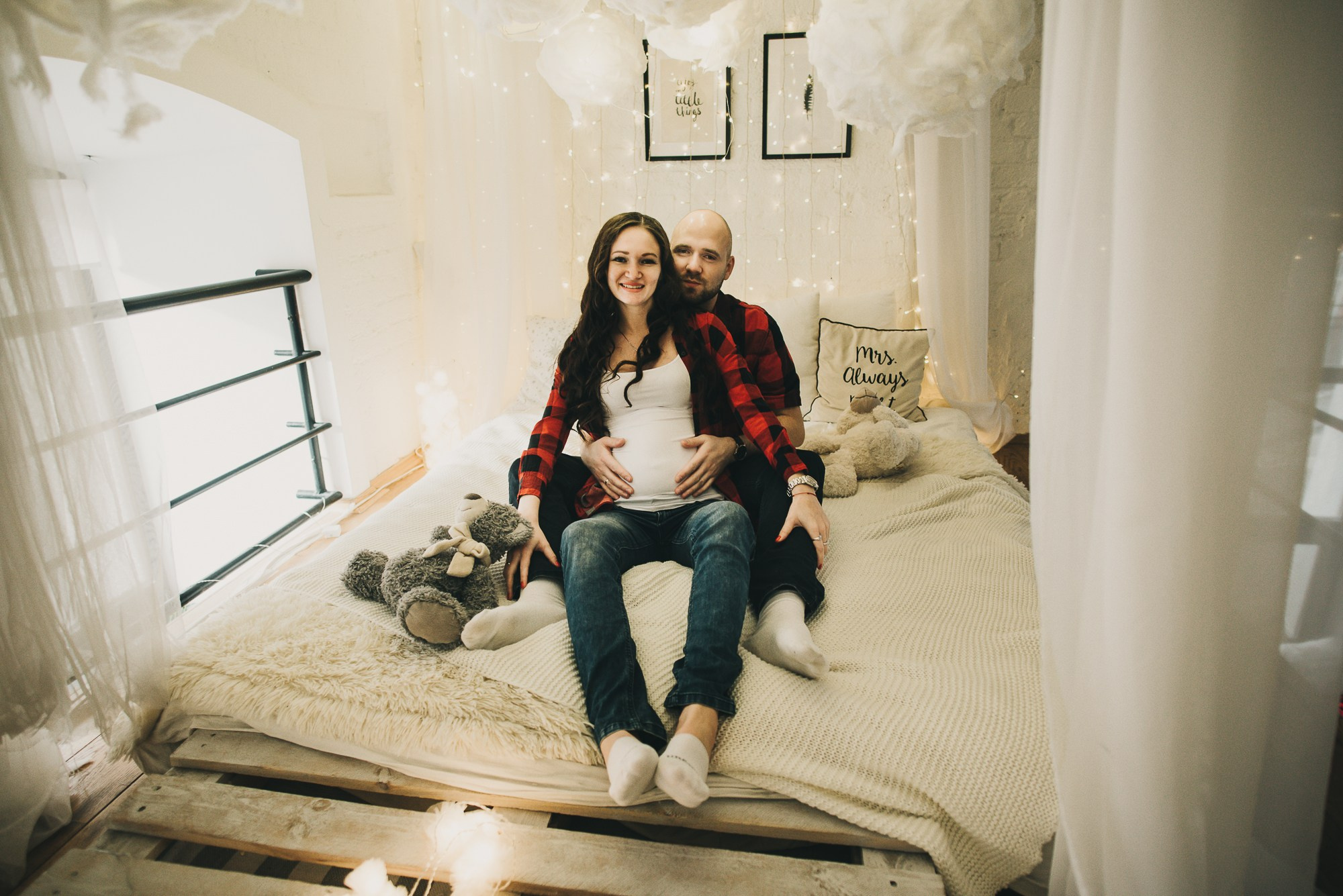 Скоро трое. Фотограф в Москве новорожденные свадьбы семьи Дарья Ларионова