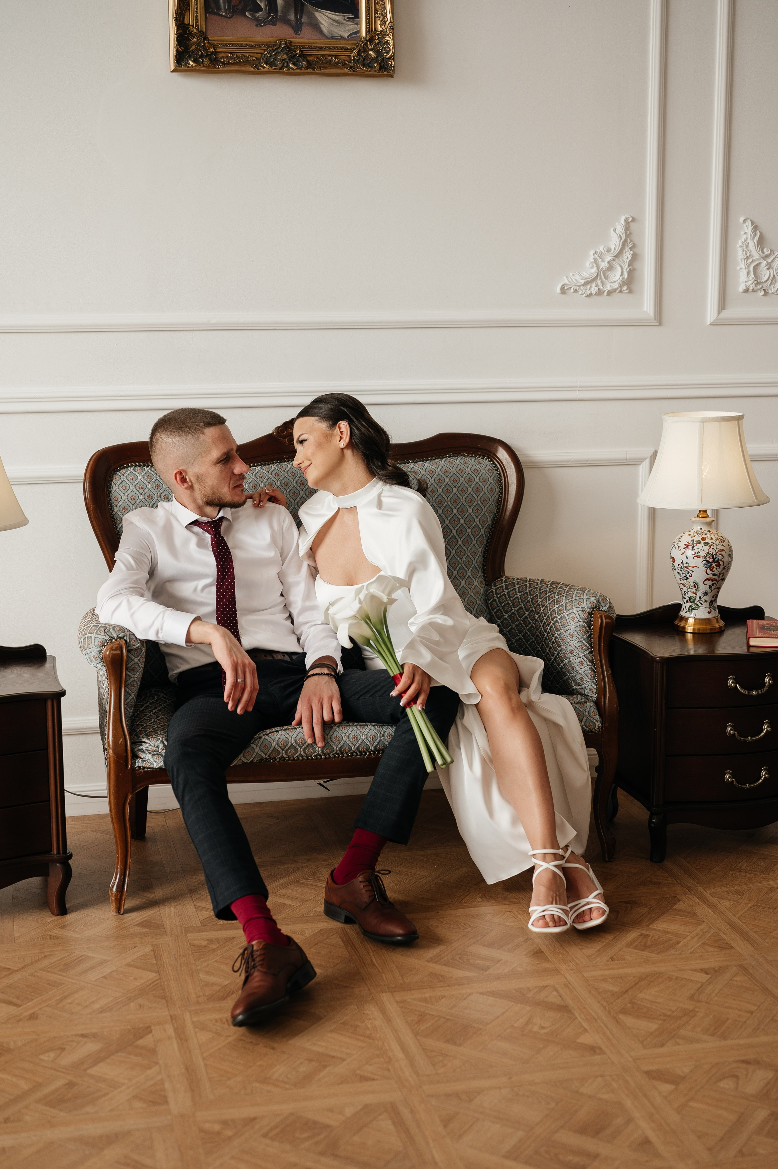 Свадебная фотосессия в студии. Свадебный и семейный фотограф в Краснодаре Алина Мельник