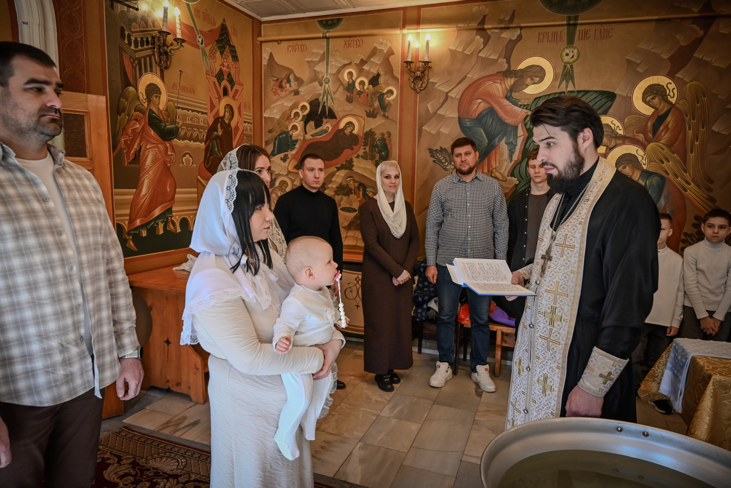 Крещение Бутово. Семейный и детский фотограф Москва
