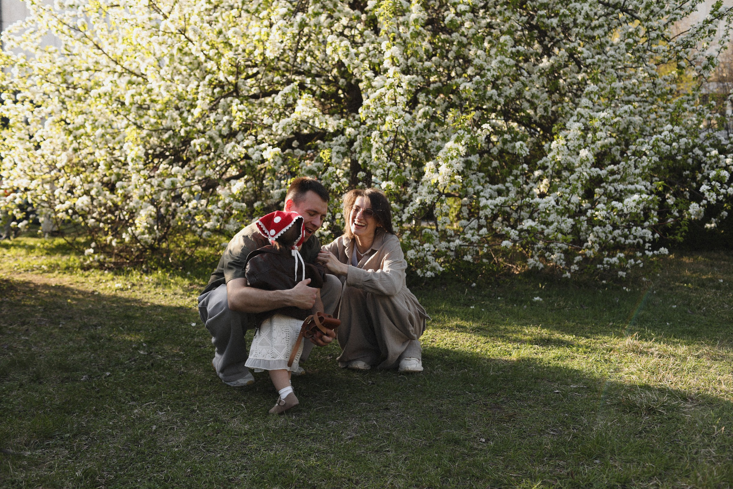 Цветущий апрель. Семейный фотограф в Москве Алевтина Носова