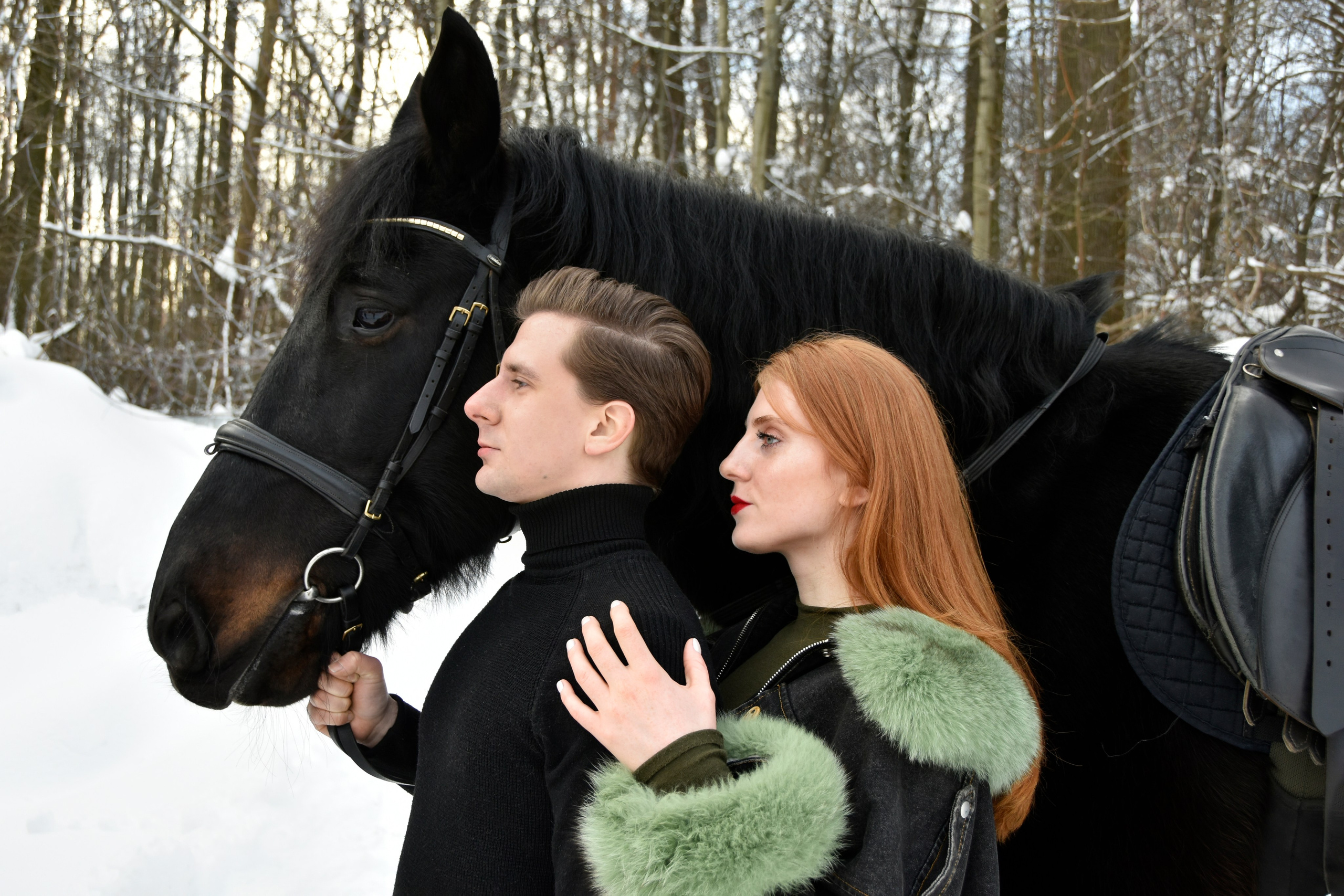 Данила и Ила. Фотосессия. Конный фотограф Москва