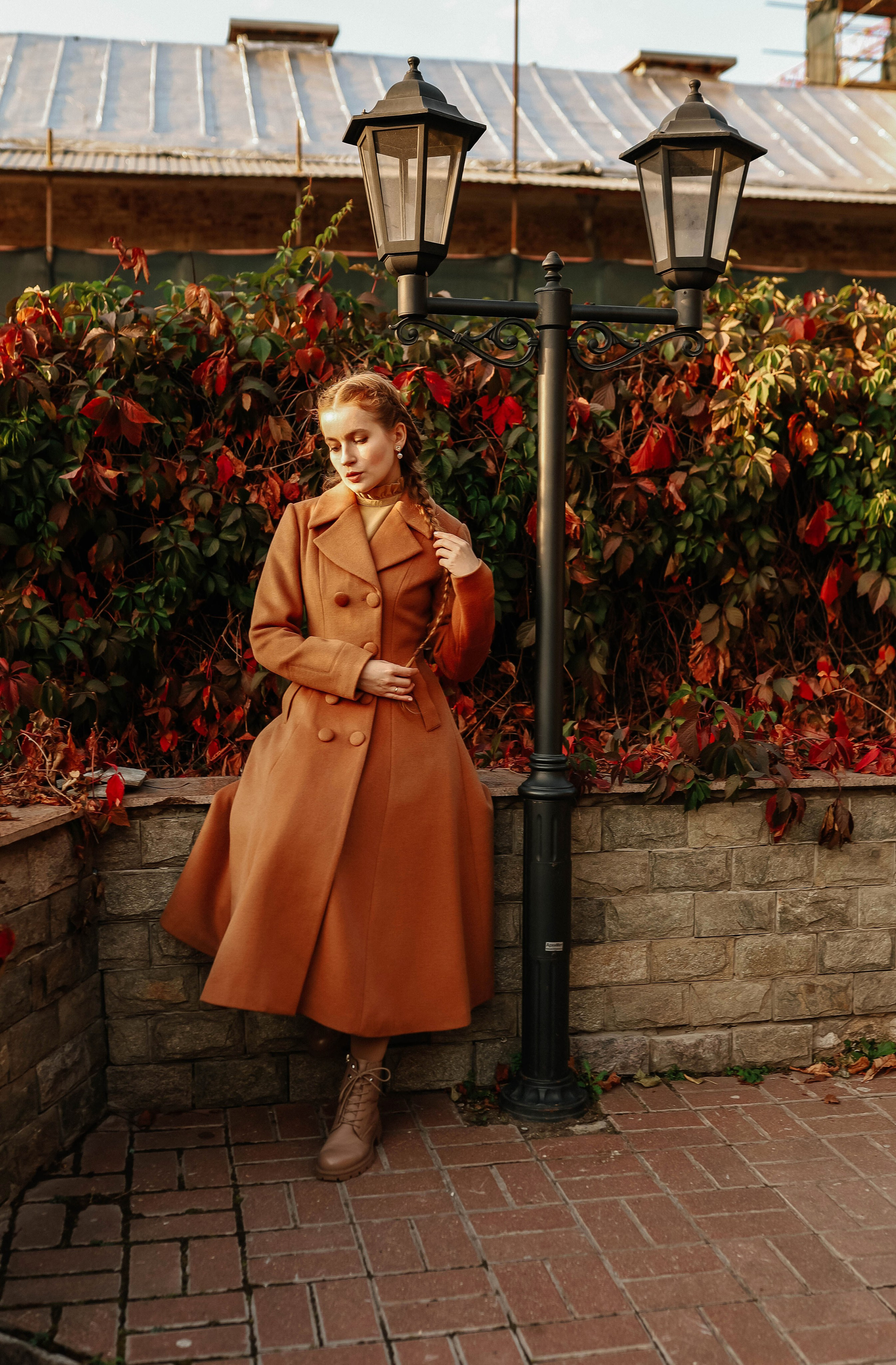 Женская осеняя винтажная фотосессия в Москве. Свадебный и семейный фотограф в Москве
