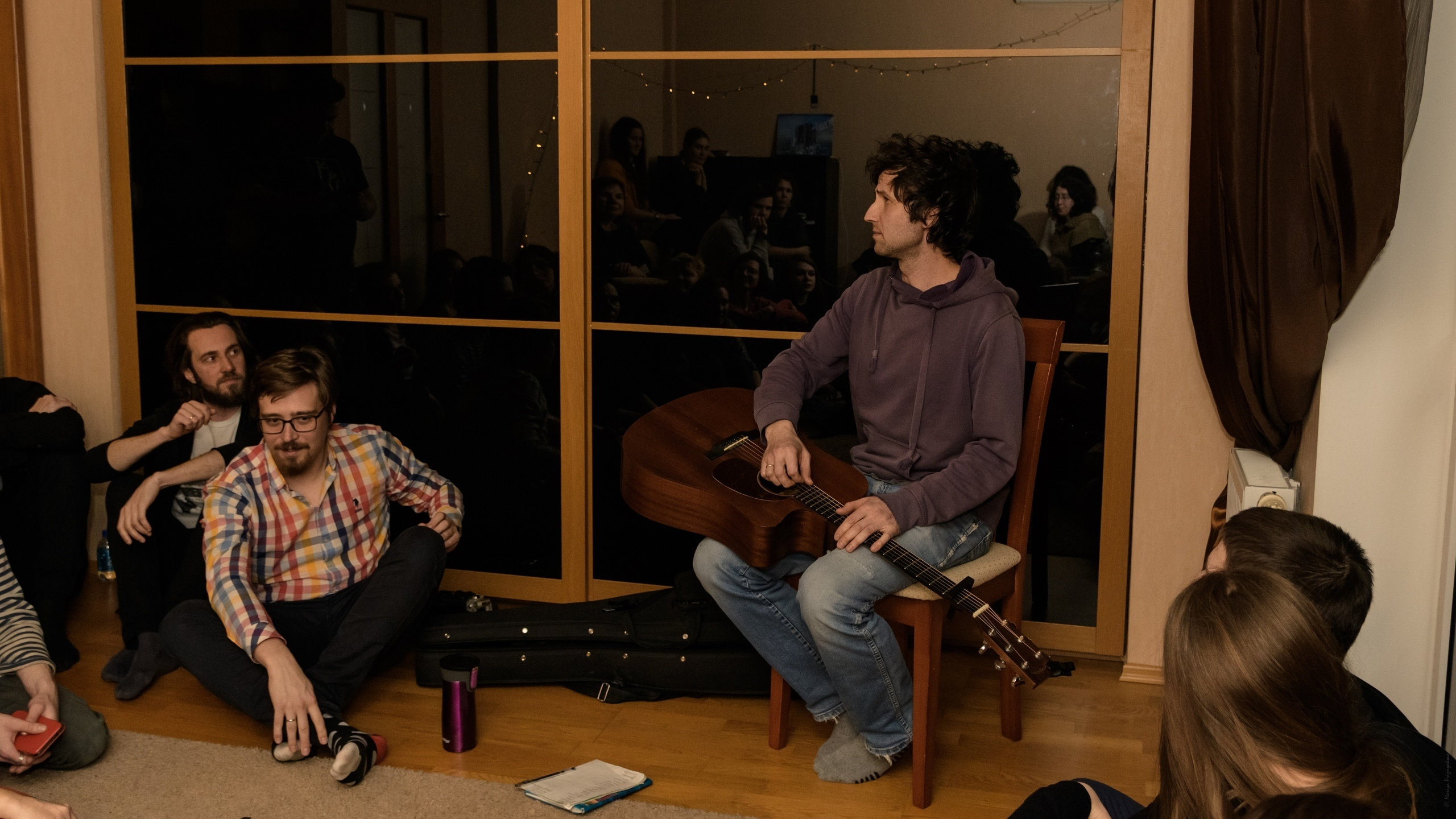 Репортаж с квартирника. Семейный и индивидуальный фотограф Life style в Санкт-Петербурге Мария