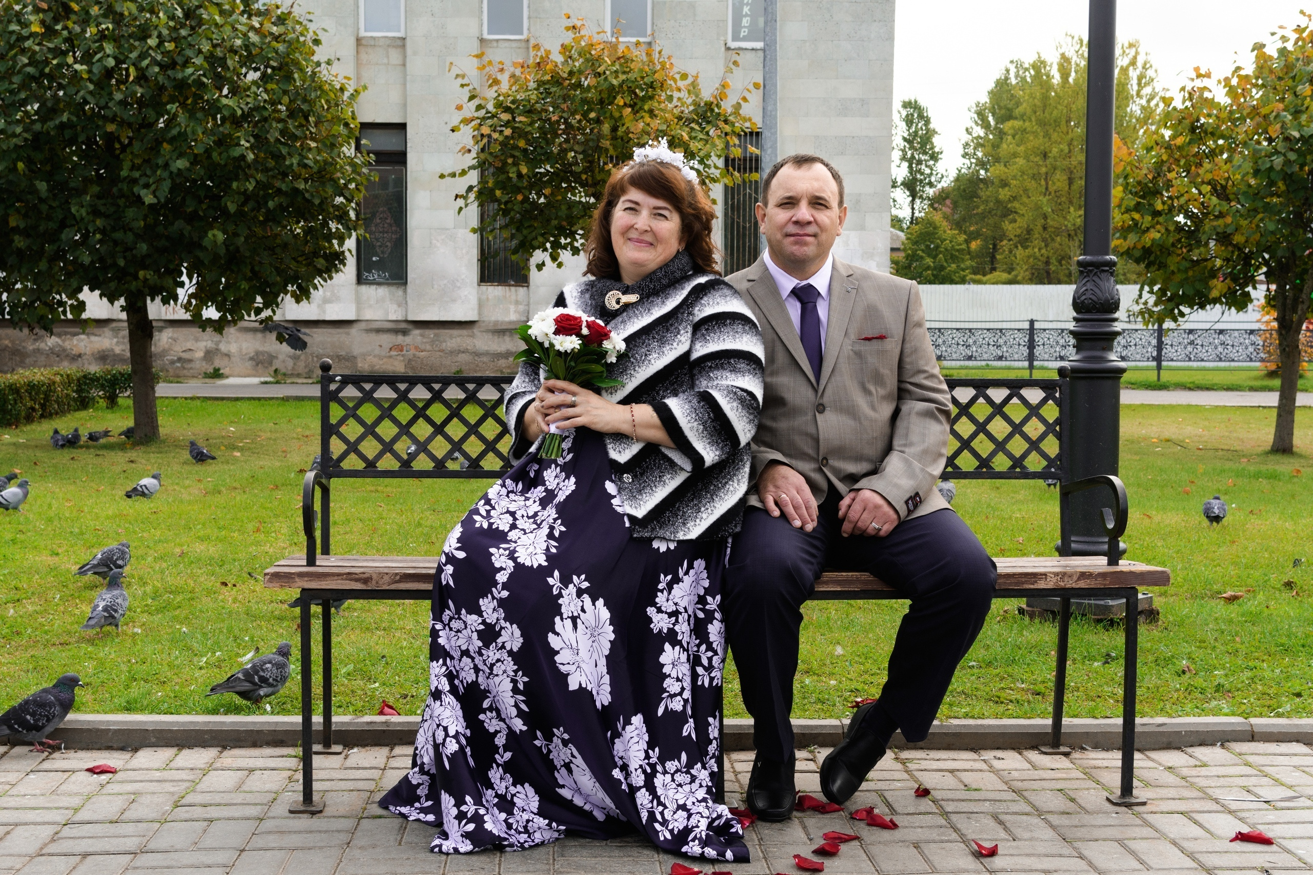 Свадебная прогулка. Семейный и индивидуальный фотограф Life style в Санкт-Петербурге Мария