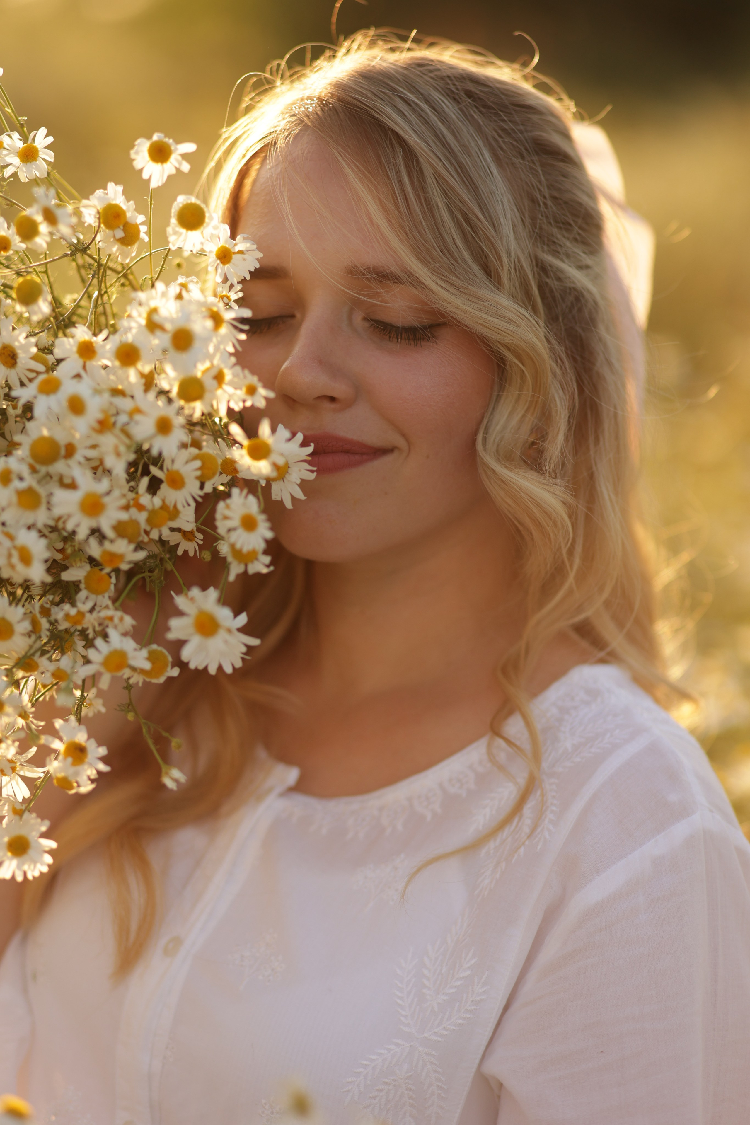 Вика и ромашки. Семейный фотограф в Саратове Юлия Охотникова