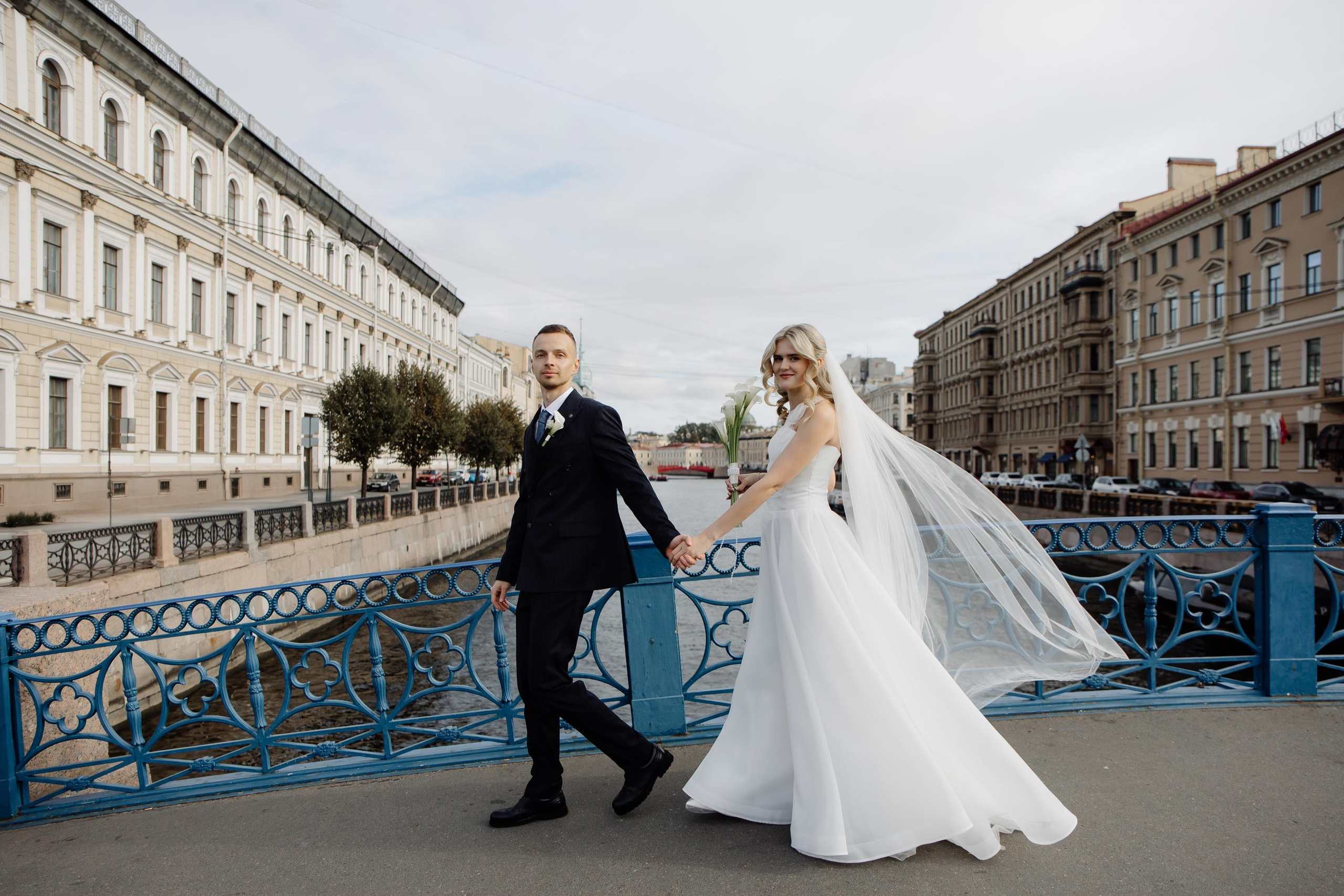 фотосессия у синего моста в санкт-петербурге