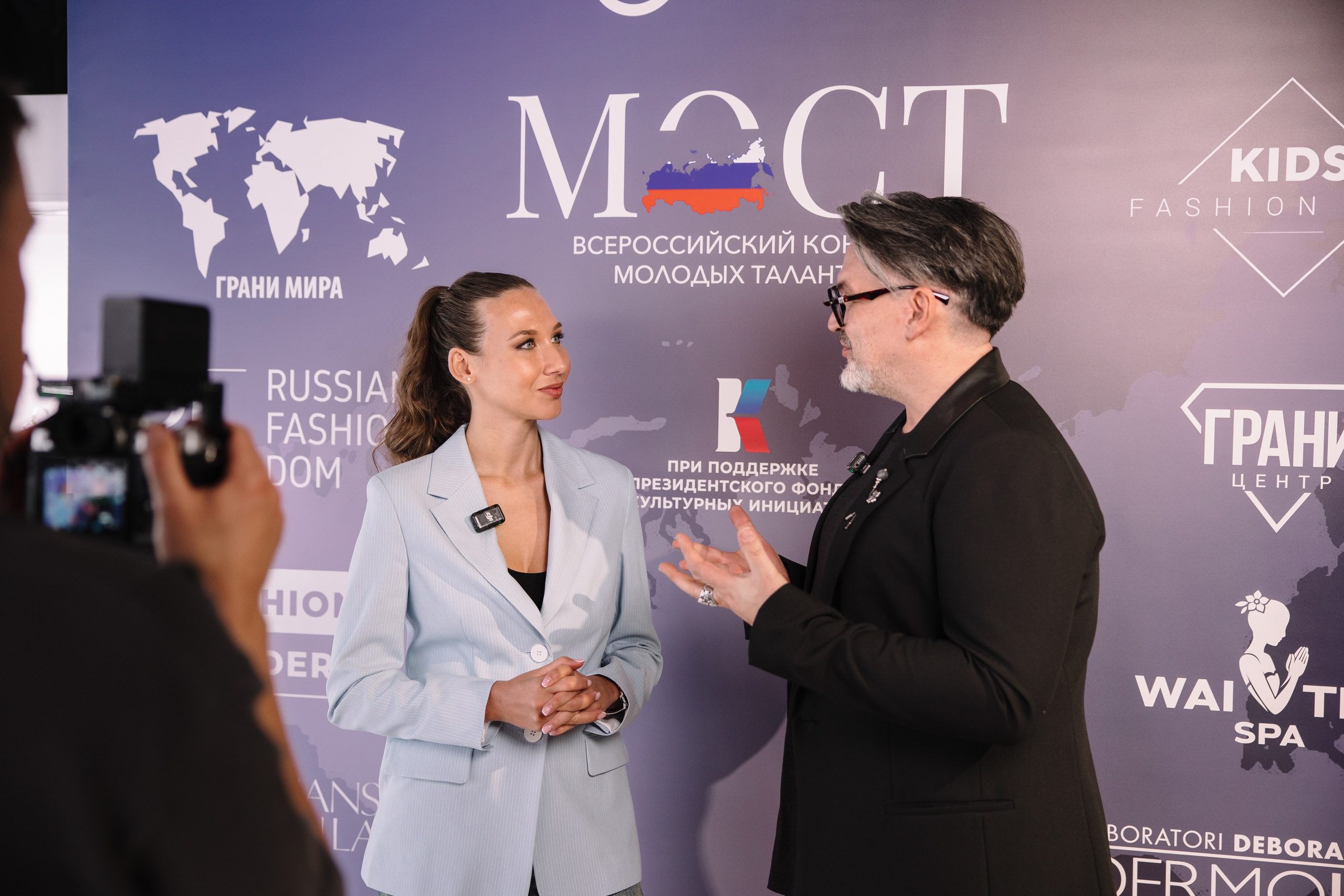 Пресс-конференция Всероссийского конкурса молодых талантов «МОСТ». Контент фотограф в Москве и области Елена Кулакова