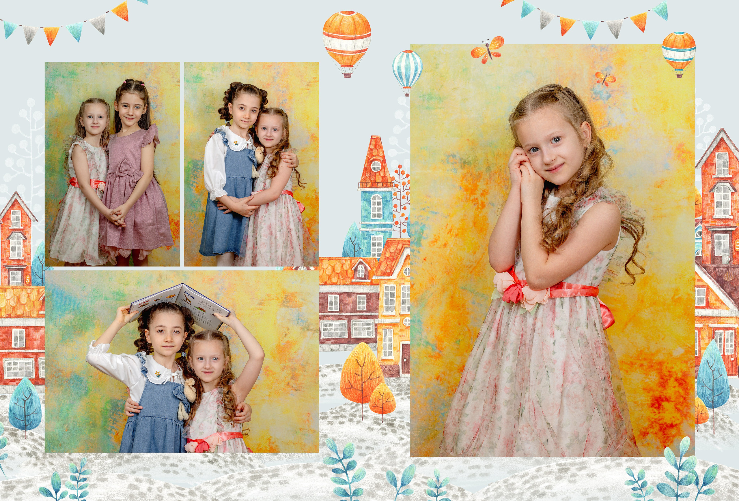 Выпускной альбом для детского сада. Фотограф и режиссер Московко Екатерина
