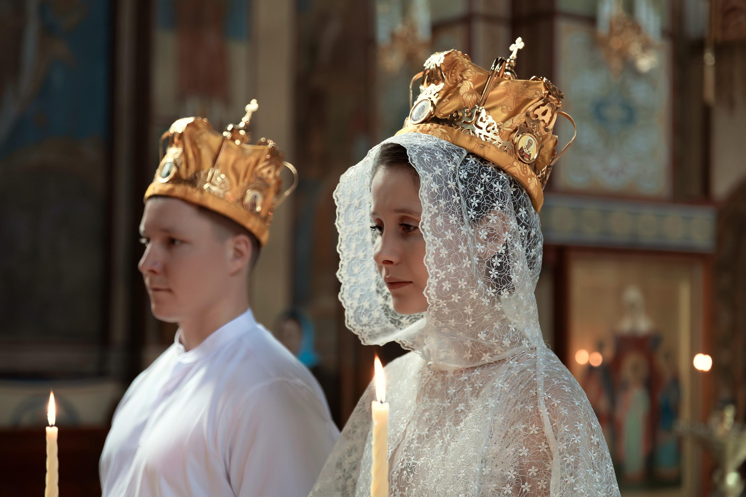 Венчание Александра и Марии. ТОП Фотограф на Крещение и Венчание Железногорск Алексей Мещеряков