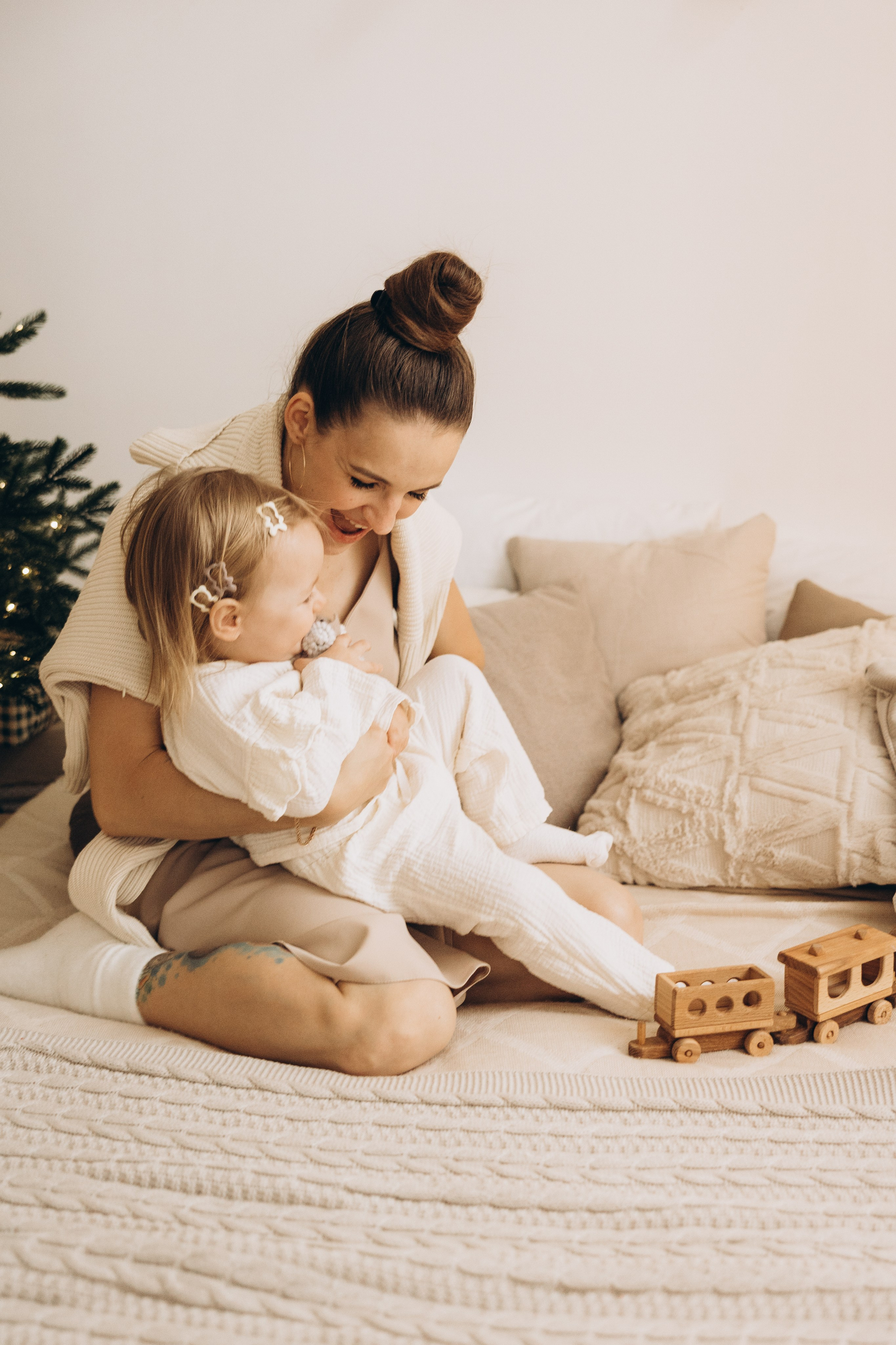 Ольга и Мирослава НГ. Семейный фотограф в Москве Виктория Ястребинская
