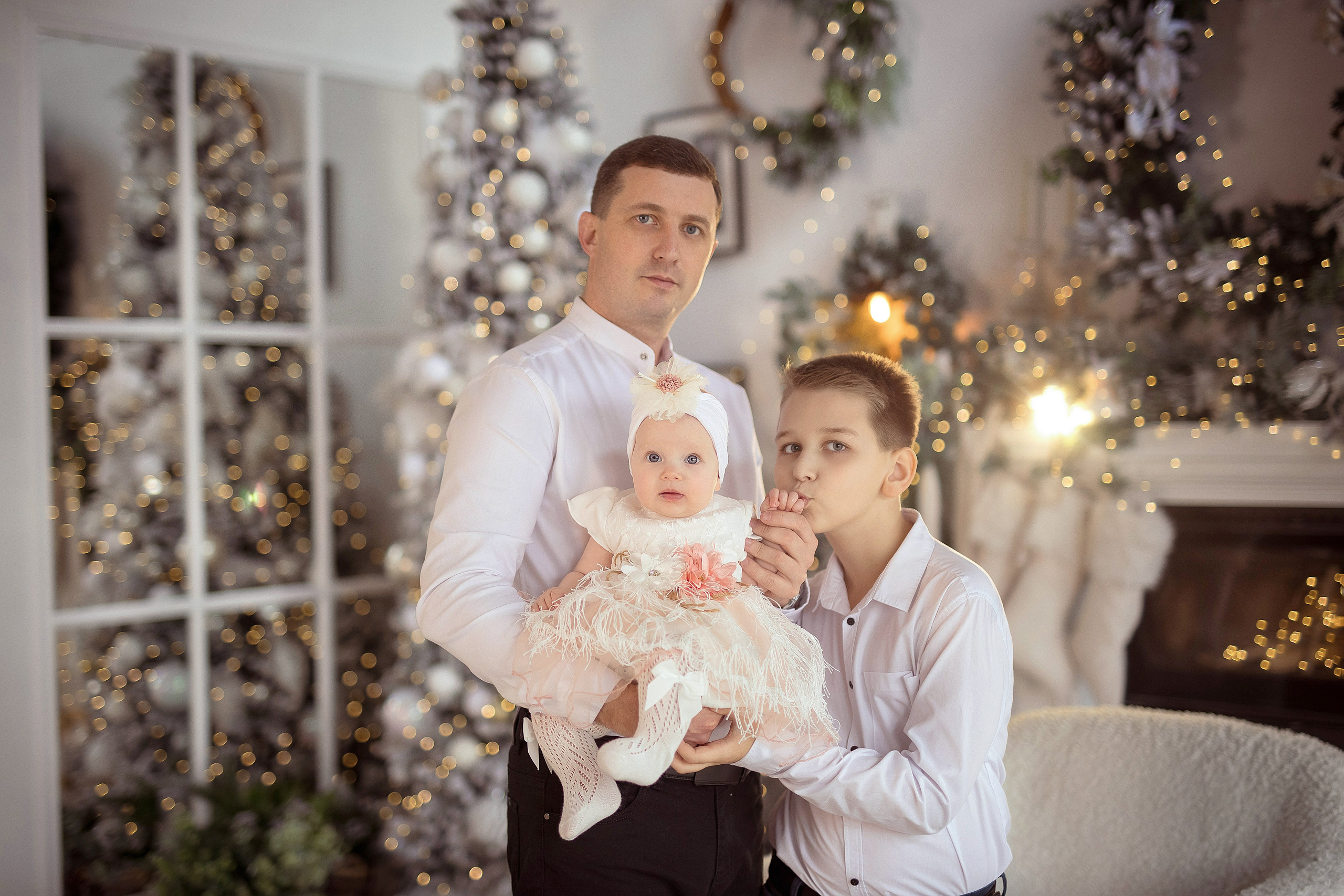 Диана, Артём, Рома и Полина. Фотограф на крещение и венчание
