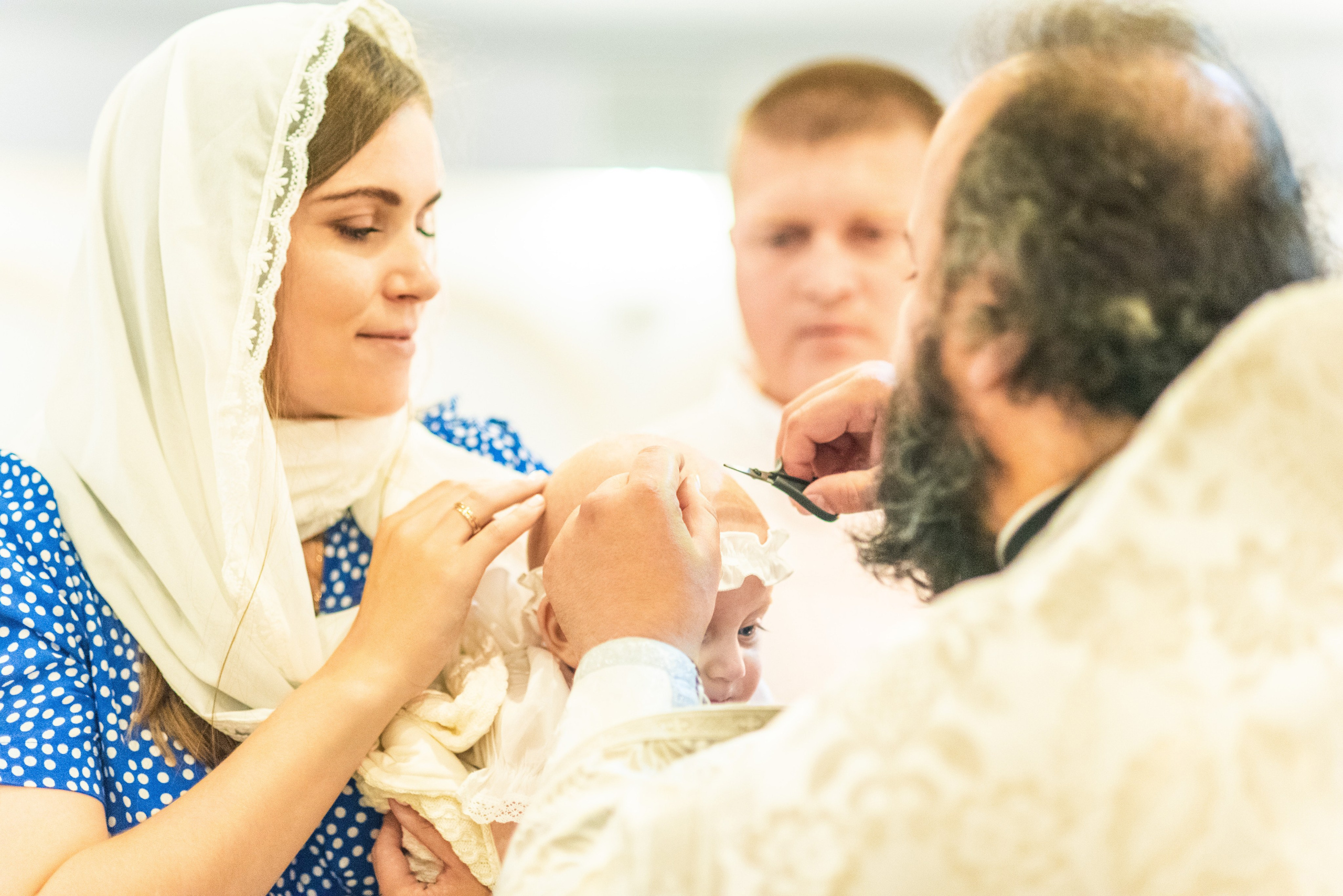 Крещении Ксении. Фотограф Юлия Попова