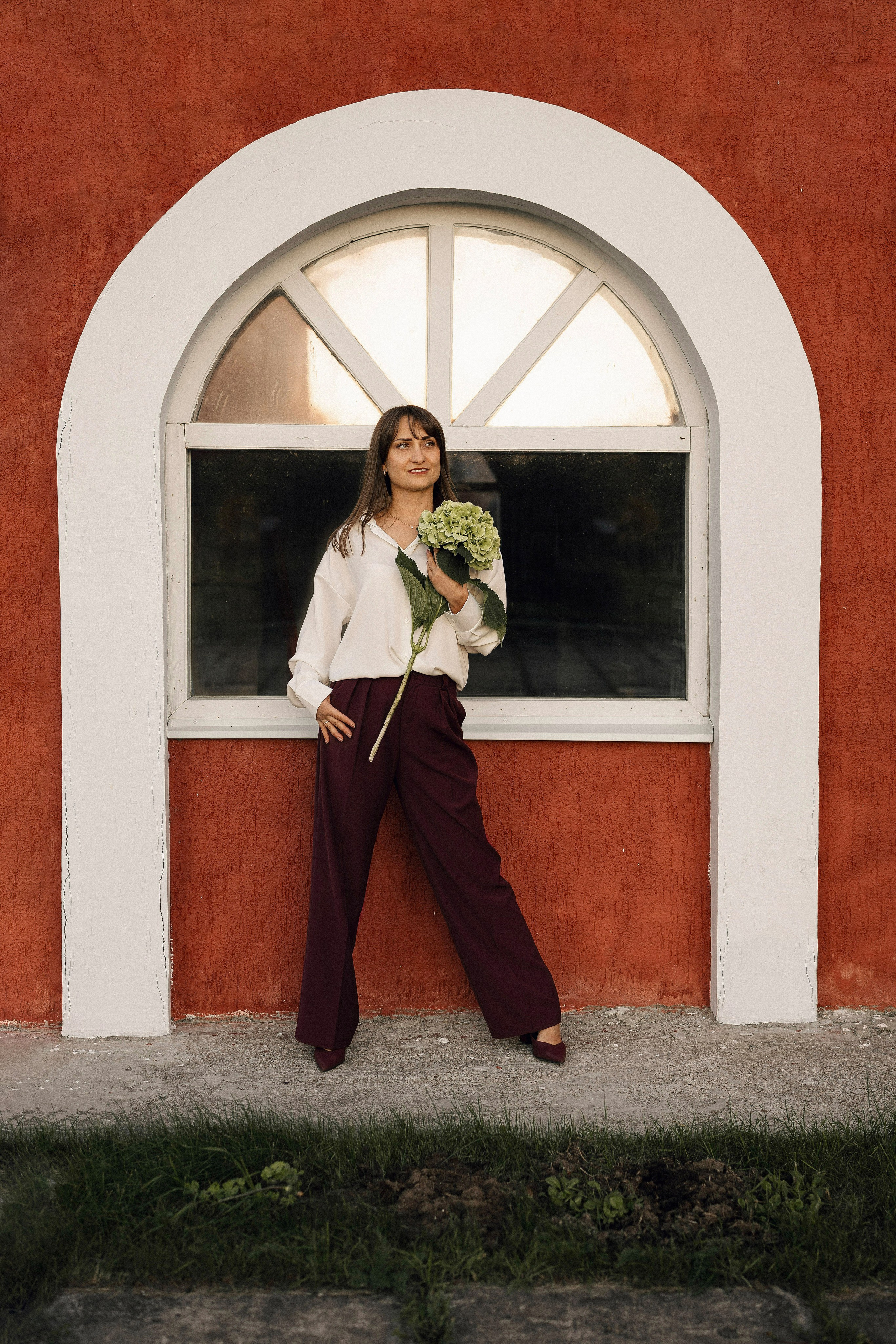 Натали с гортензией. Портретный, семейный и свадебный фотограф в Нарьян-Маре