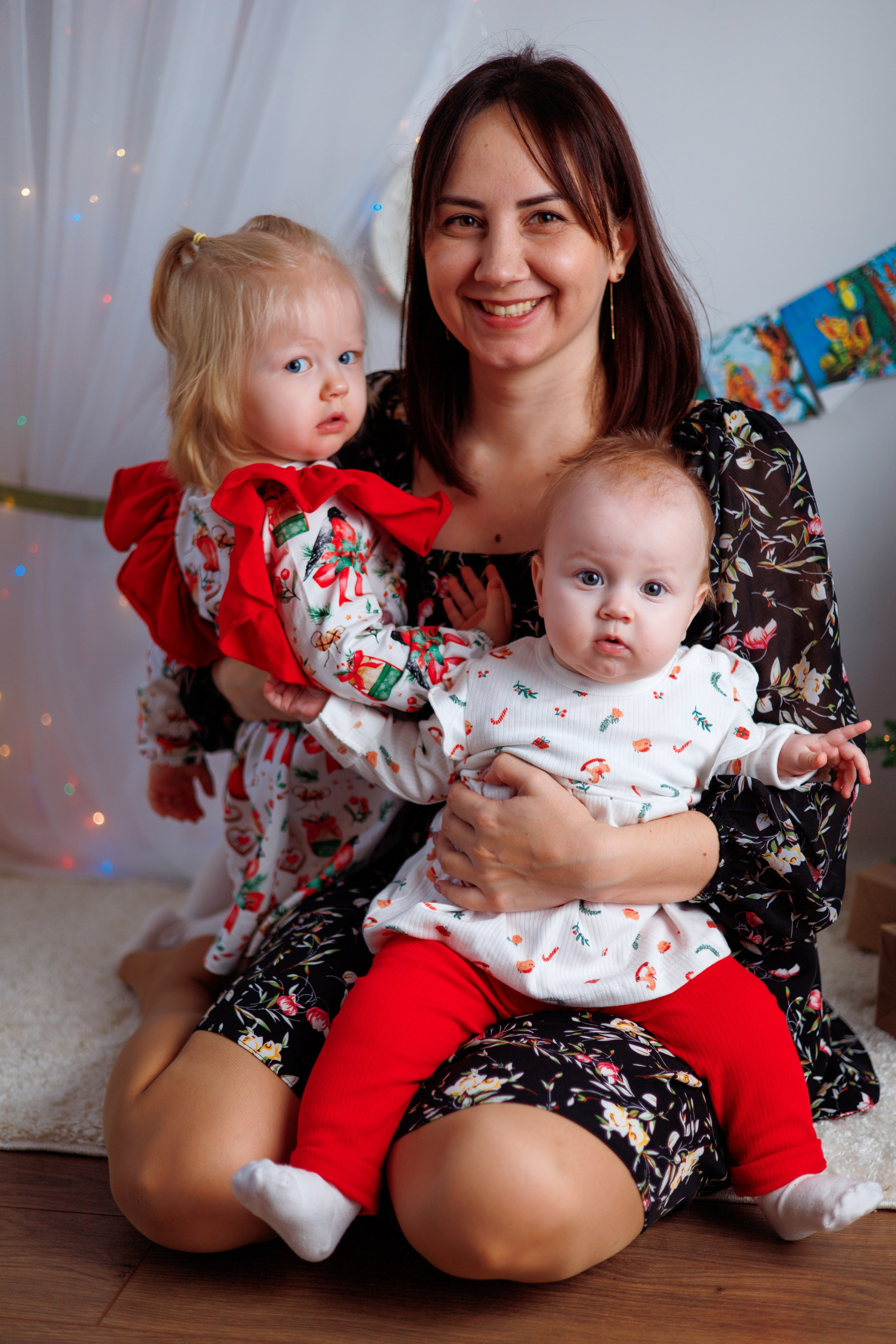 Поля и Ариша с родителями. Семейный и детский фотограф в Михайловке Татьяна Лестьева