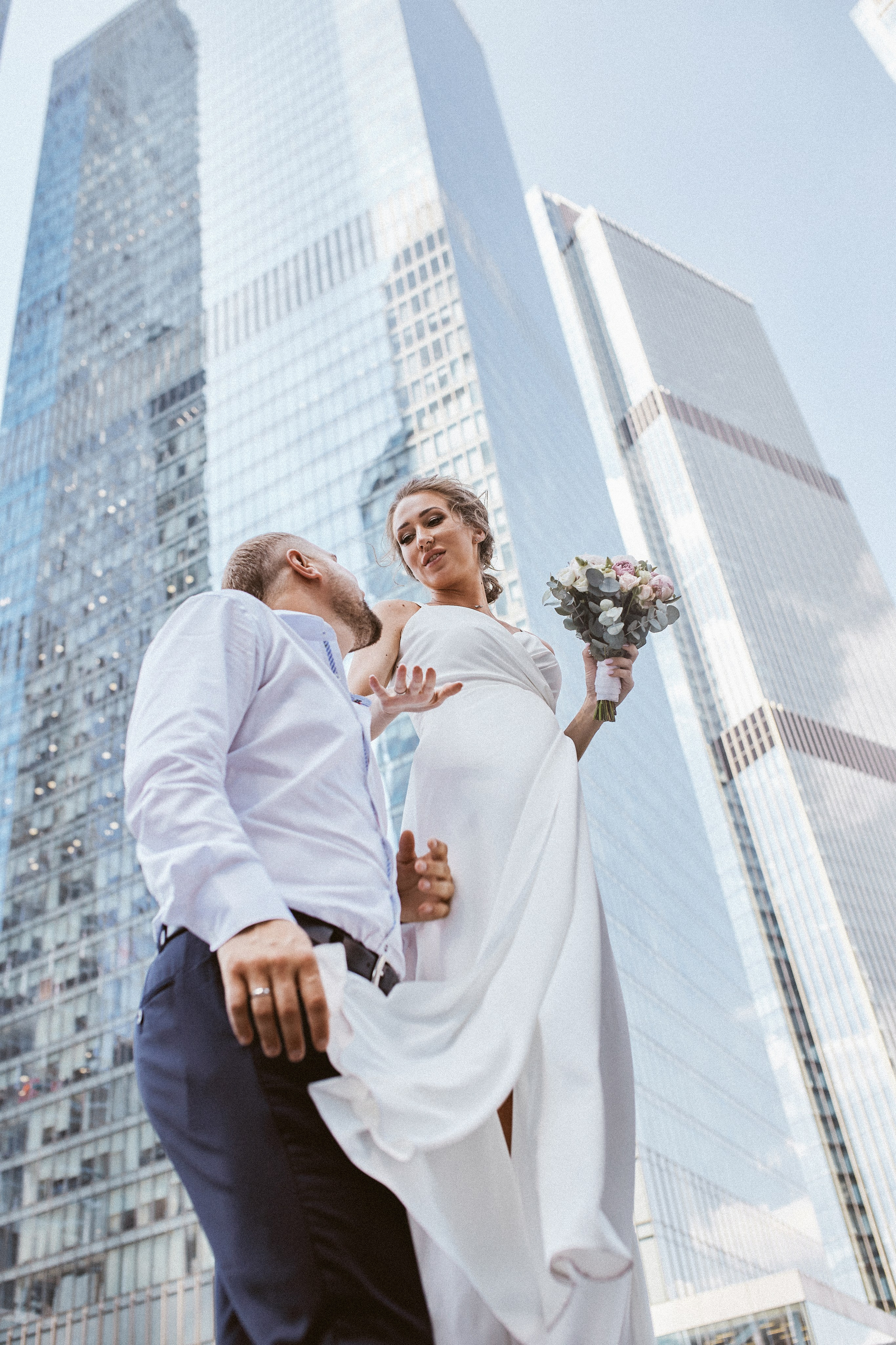 Свадьба в Сити. Портретный фотограф в Москве Мария Варлей