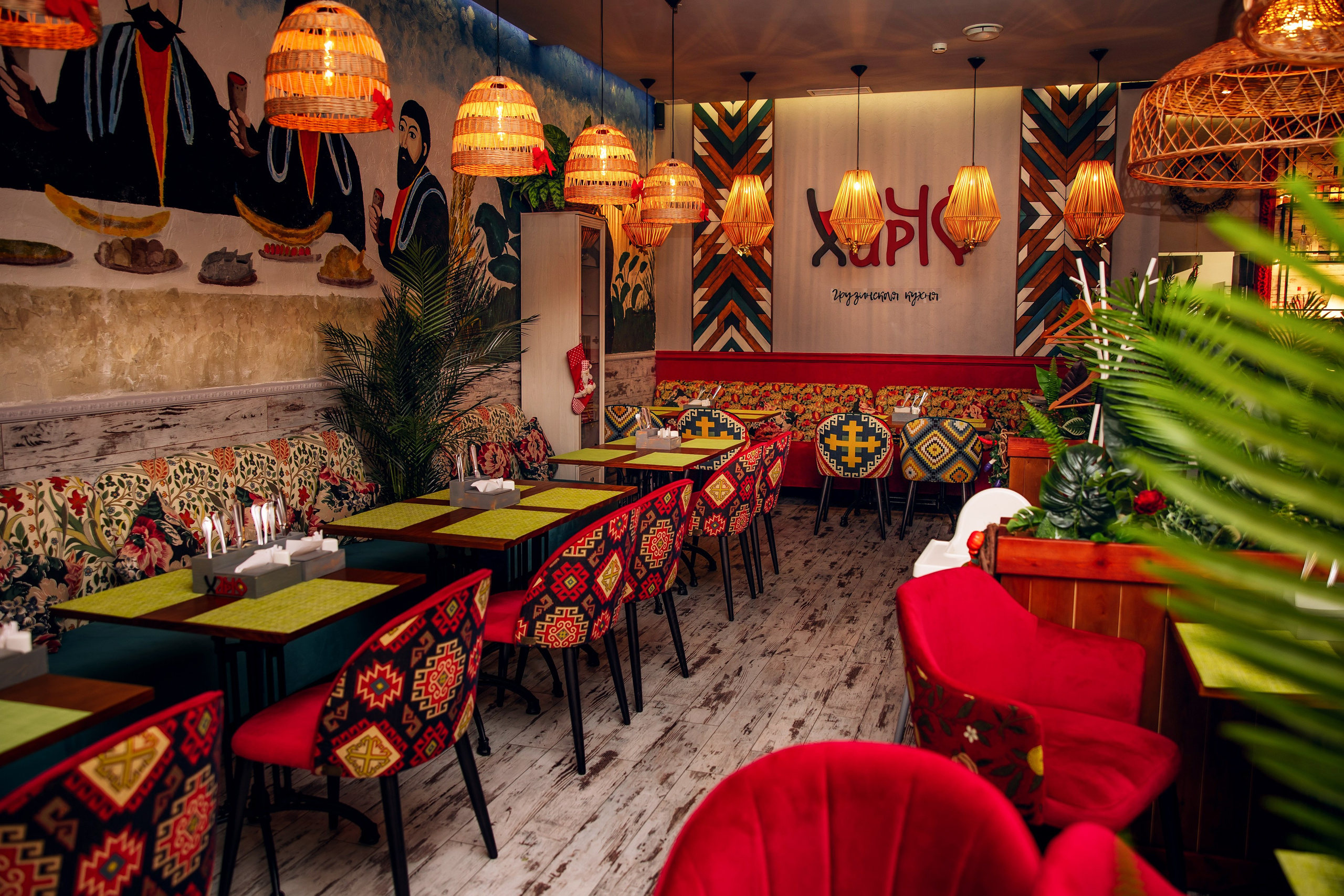 Интерьерная фотосессия ресторана "Харчо"