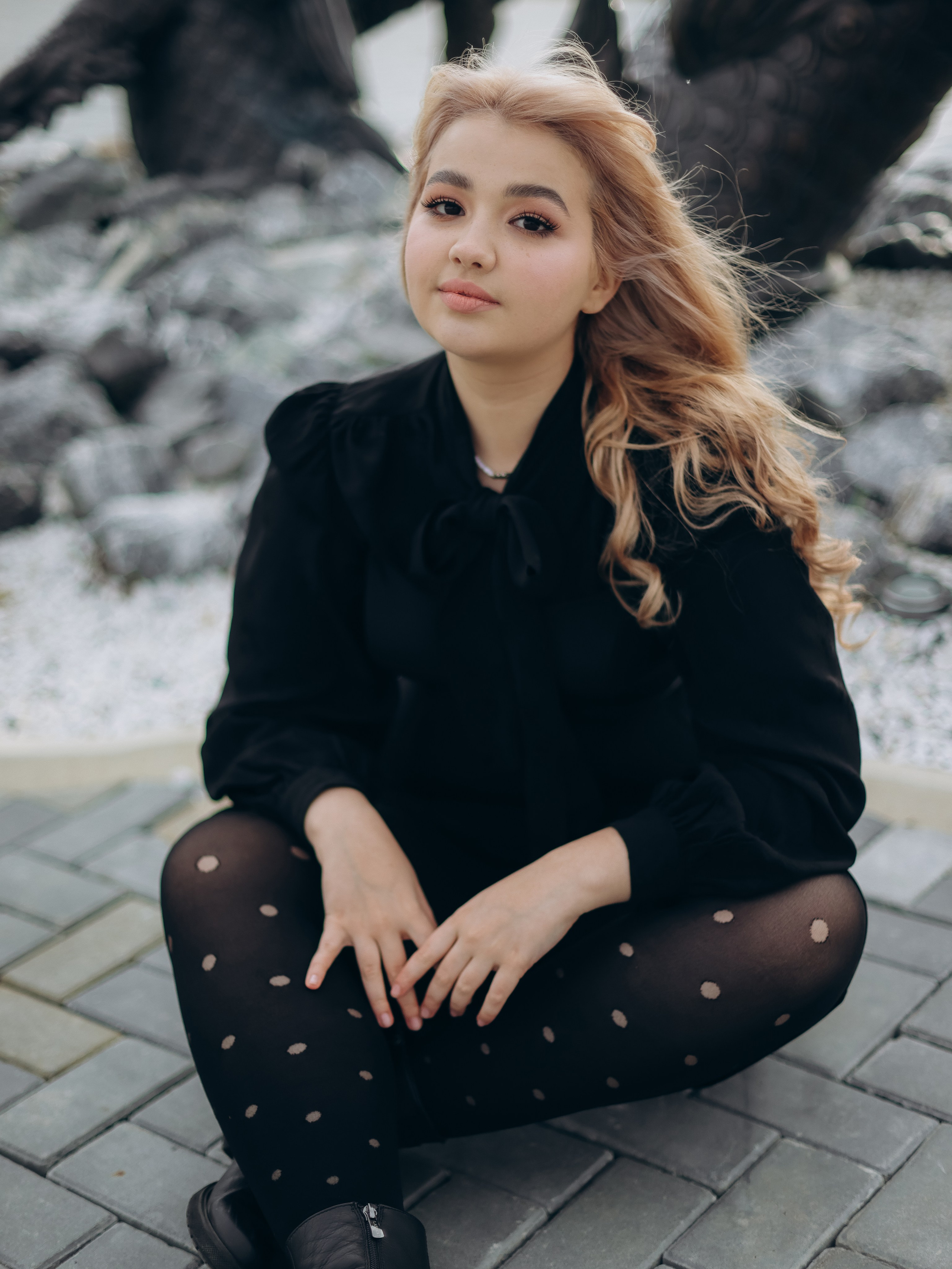 Семья в черном. Мультифотограф Динара Ахмедзянова