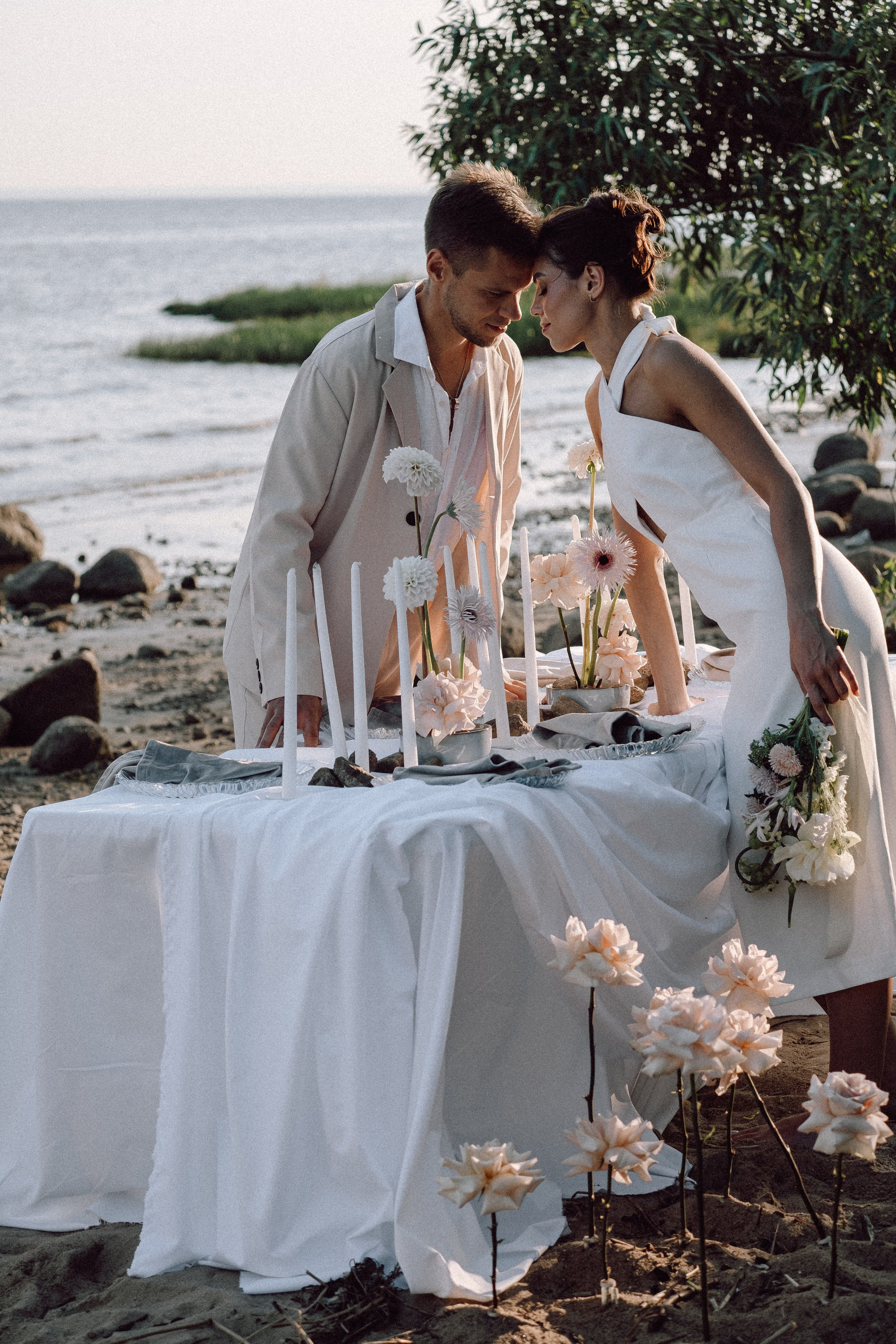 СВАДЕБНАЯ ФОТОСЕССИЯ ВЫЕЗДНОЙ ЦЕРЕМОНИИ (ФИНСКИЙ ЗАЛИВ). Профессиональный фотограф, Санкт-Петербург — Виктория Богомолова