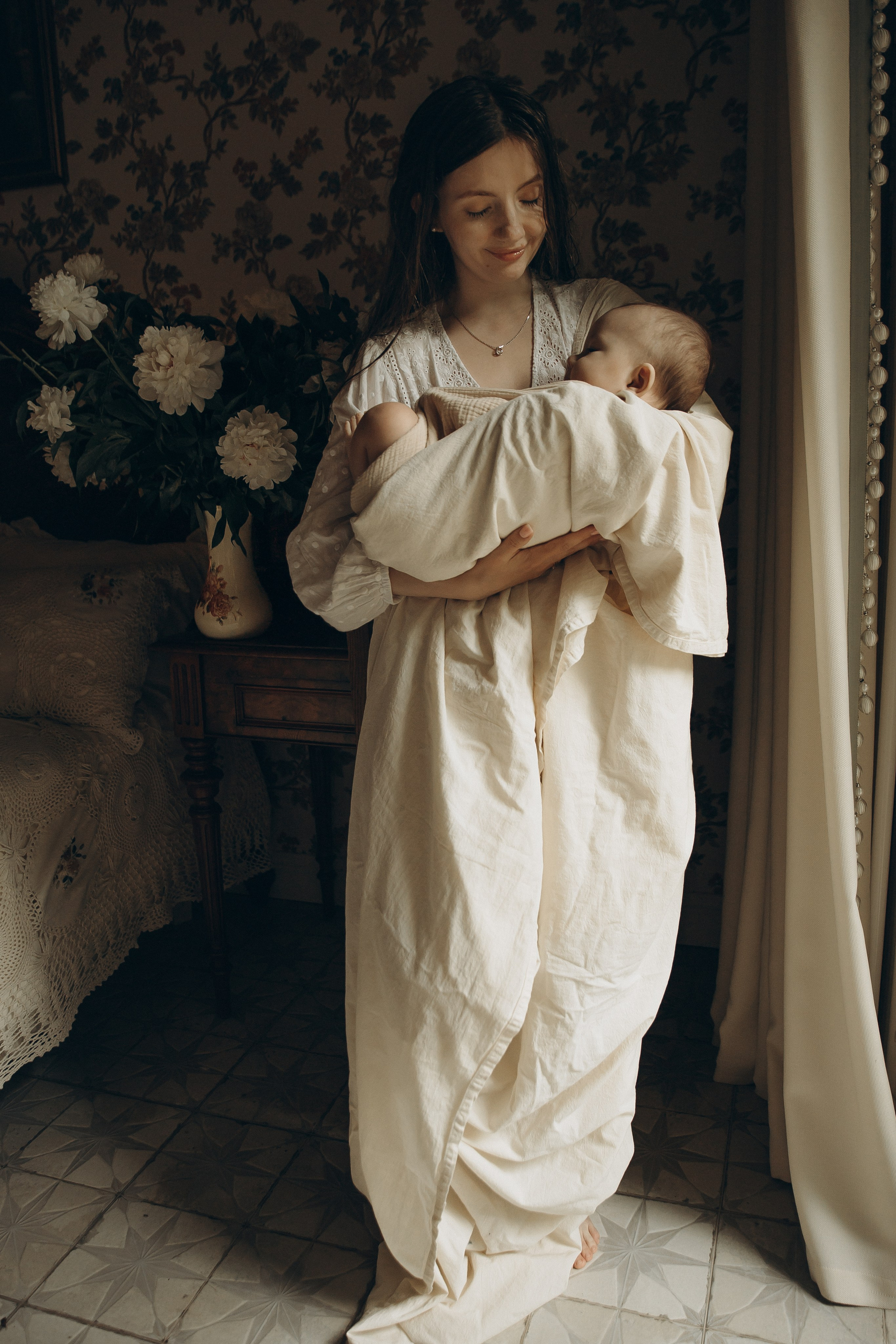 Семейная фотосессия в доме. Семейный фотограф в Москве и Королеве Евгения Баукова