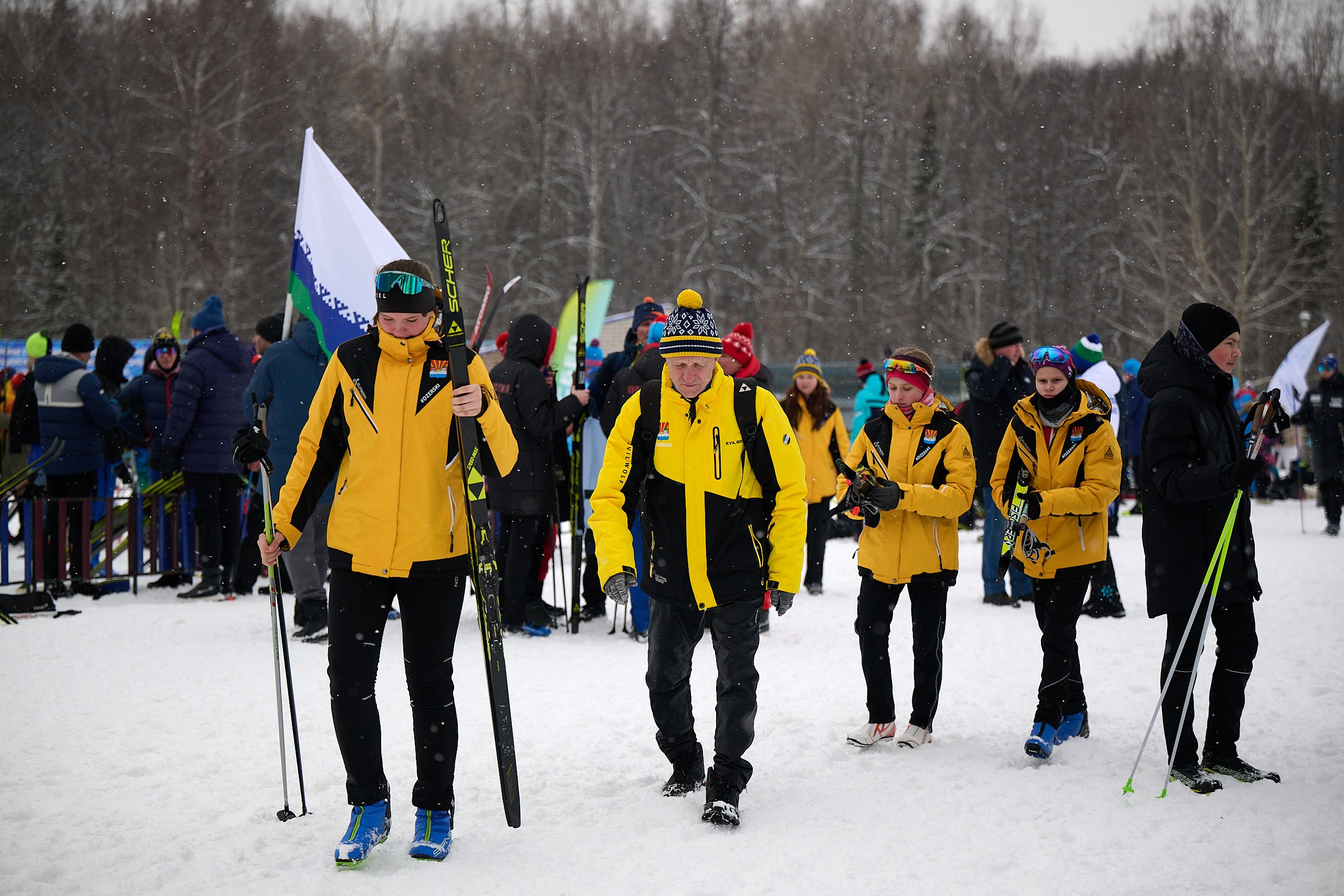 Всероссийские соревнования по лыжным гонкам «Пионерская правда». Ижевс. Спортивный репортажный фотограф в Ижевске Сергей Мерзляков