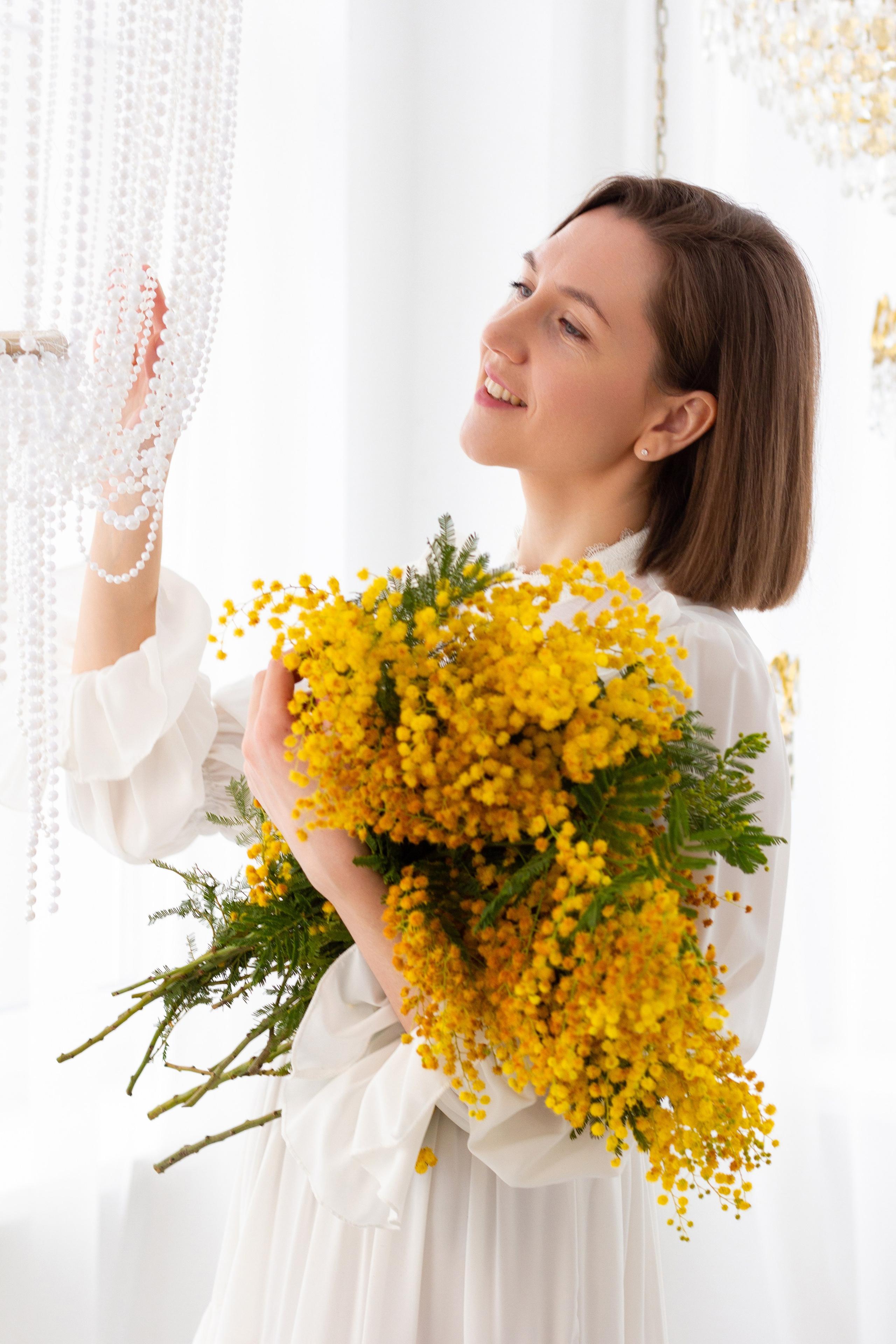 Фотодень с мимозой. Портретный и семейный фотограф в Санкт-Петербурге Ульяна Жукова