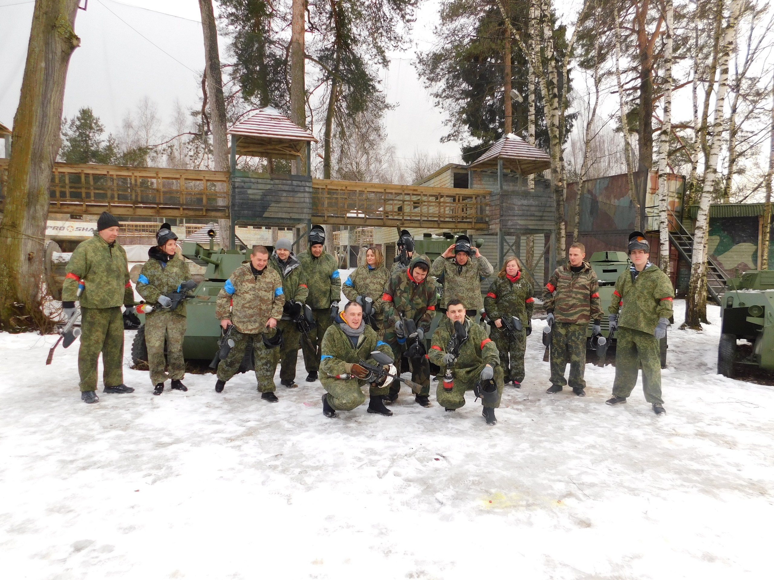 Пейнтбол + шашлычки | 23.02.2020. Галерея Фантим