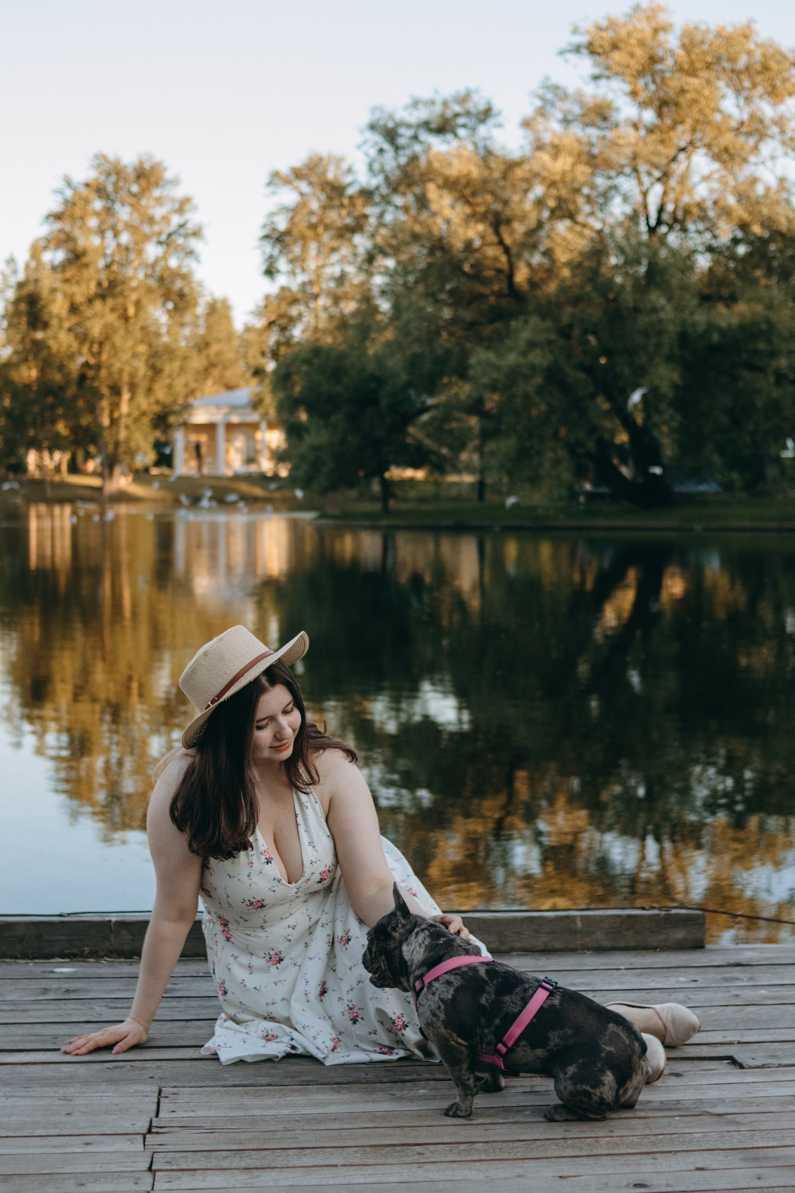 Алёна и Моника в лучах солнца. Фотограф-анималист в Санкт-Петербурге