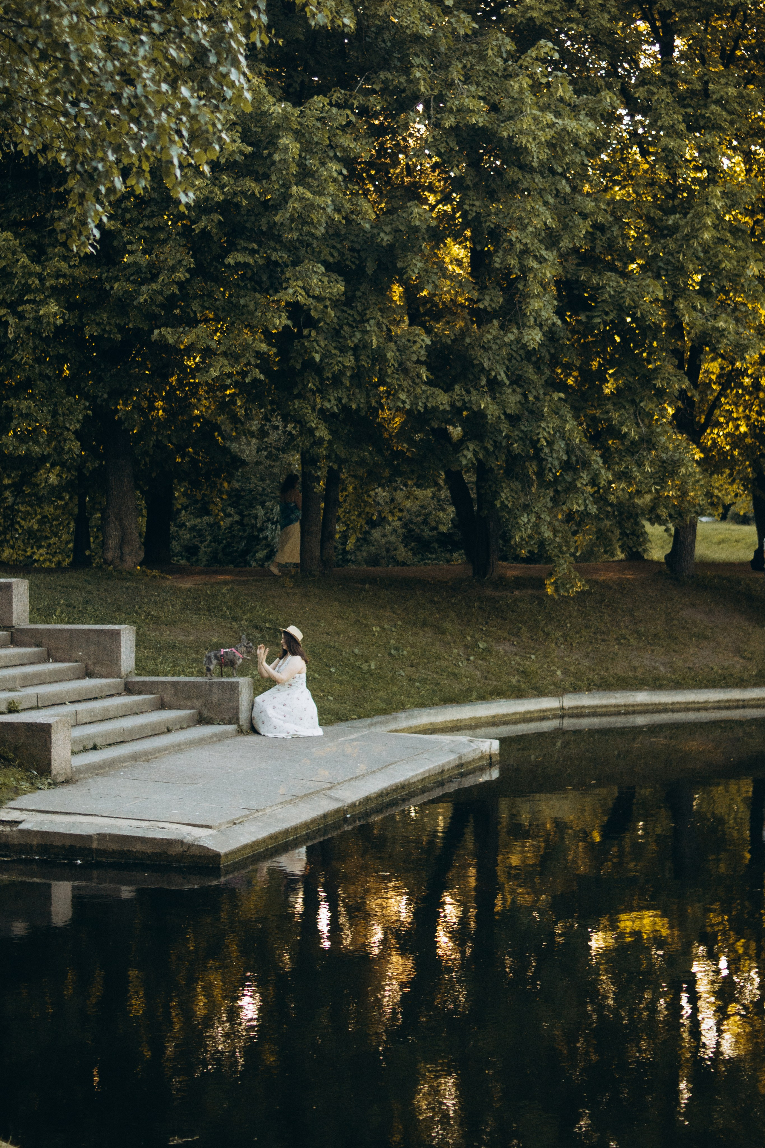 Алёна и Моника в лучах солнца. Фотограф-анималист в Санкт-Петербурге