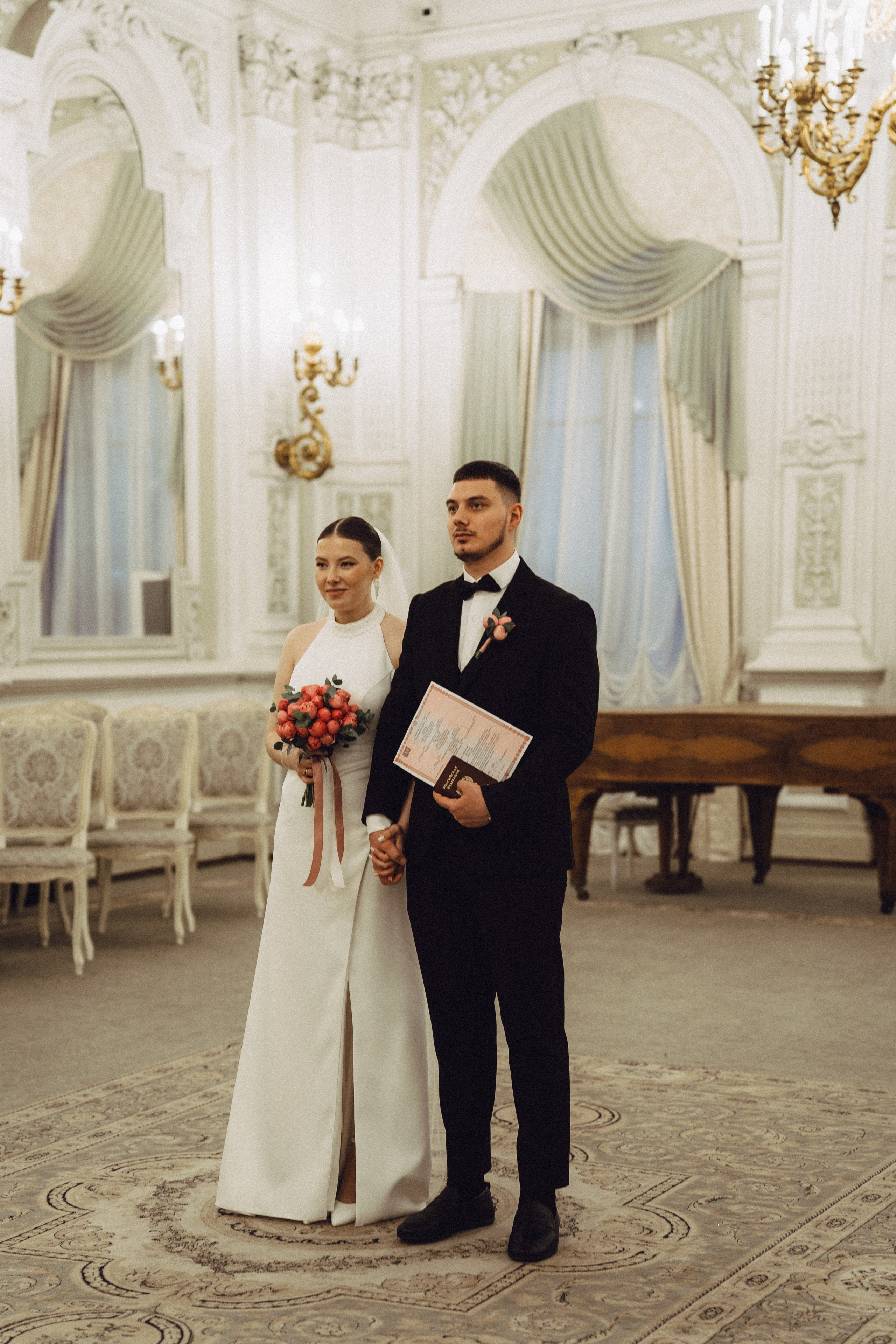 СВАДЕБНАЯ СЬЕМКА В ПЕВОМ ДВОРЦЕ БРАКОСОЧЕТАНИЯ. Профессиональный фотограф, Санкт-Петербург — Виктория Богомолова