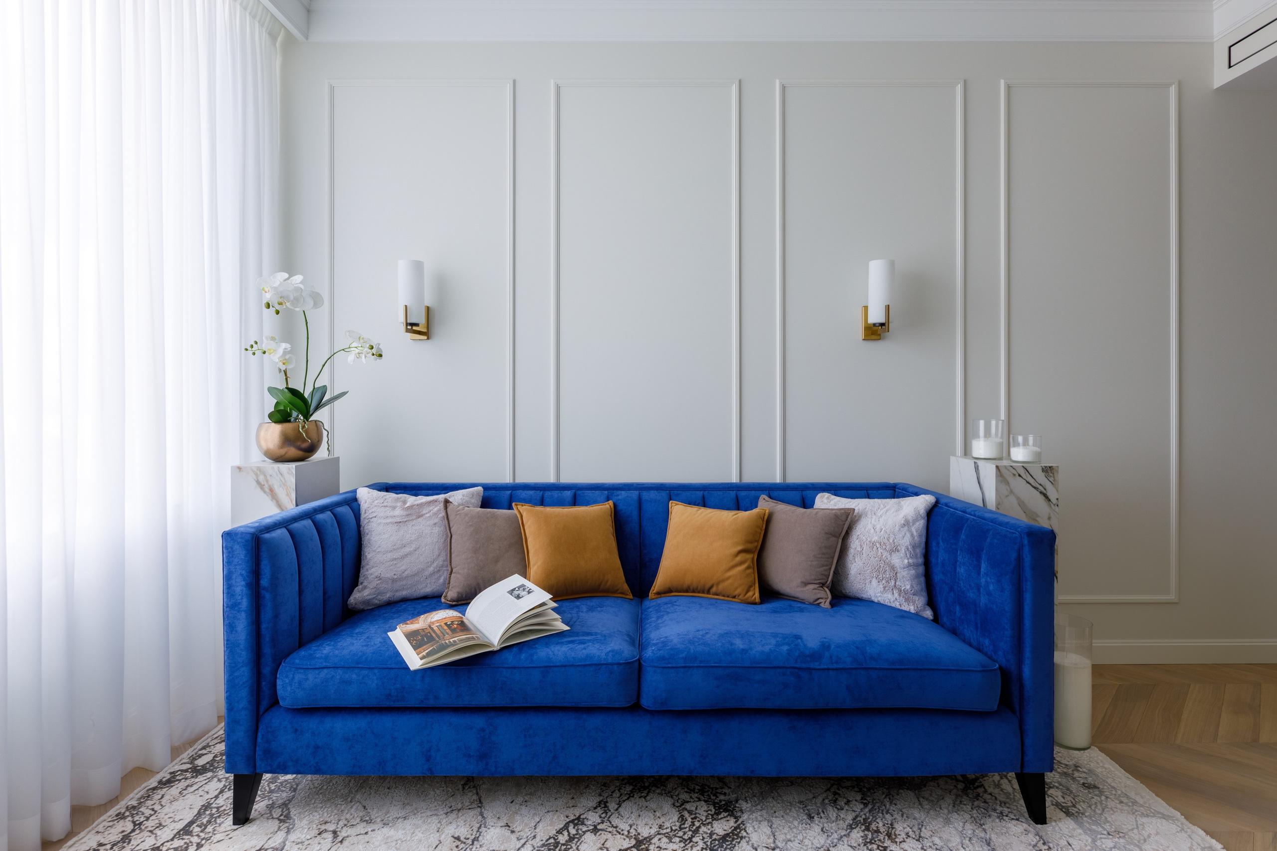 Apartment of 90 sq.m in the Sky residential complex. Commercial photographer | Anton Ermakov