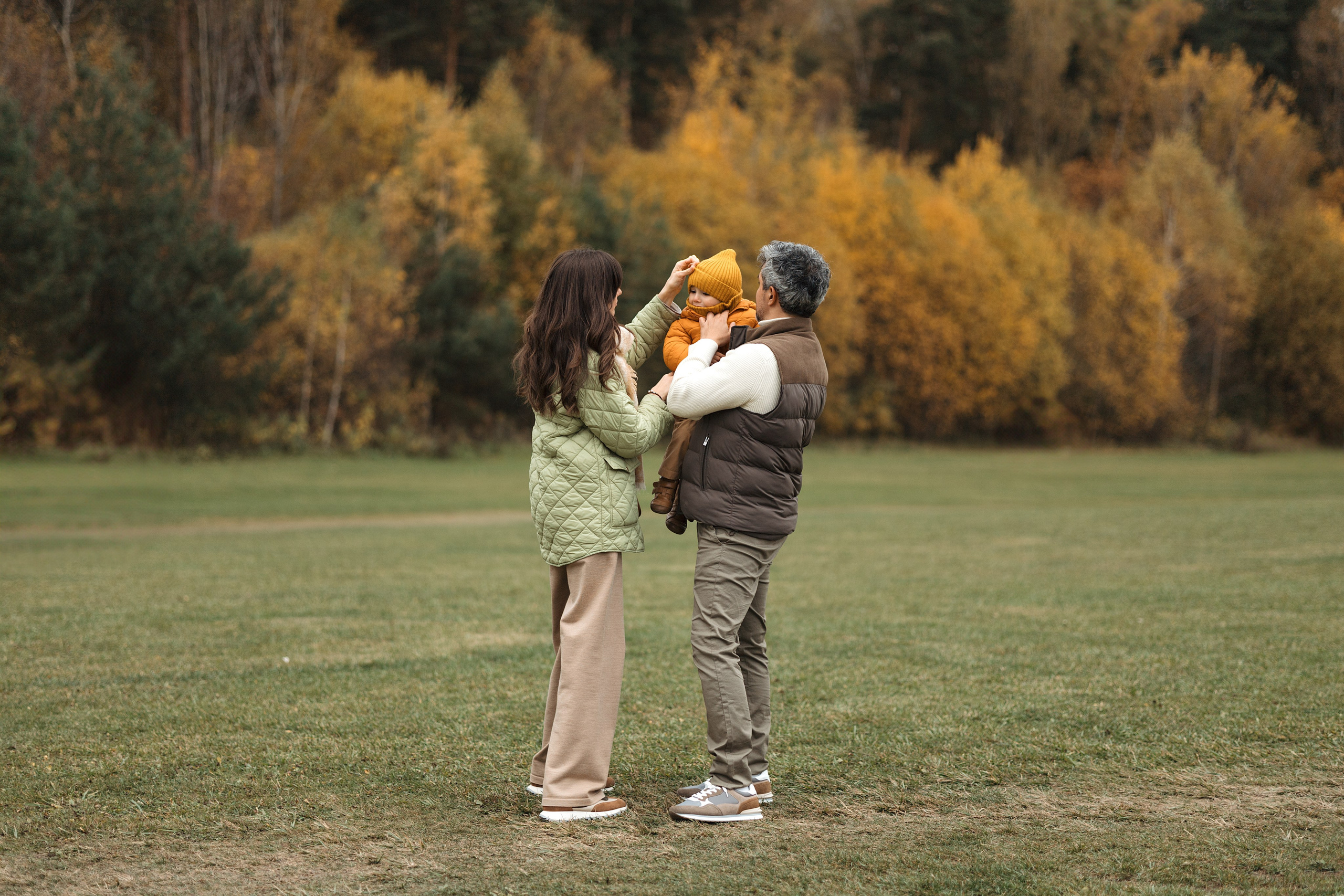 Осенняя семейная съемка. Фотограф Анималист в Москве Анастасия Жучкова