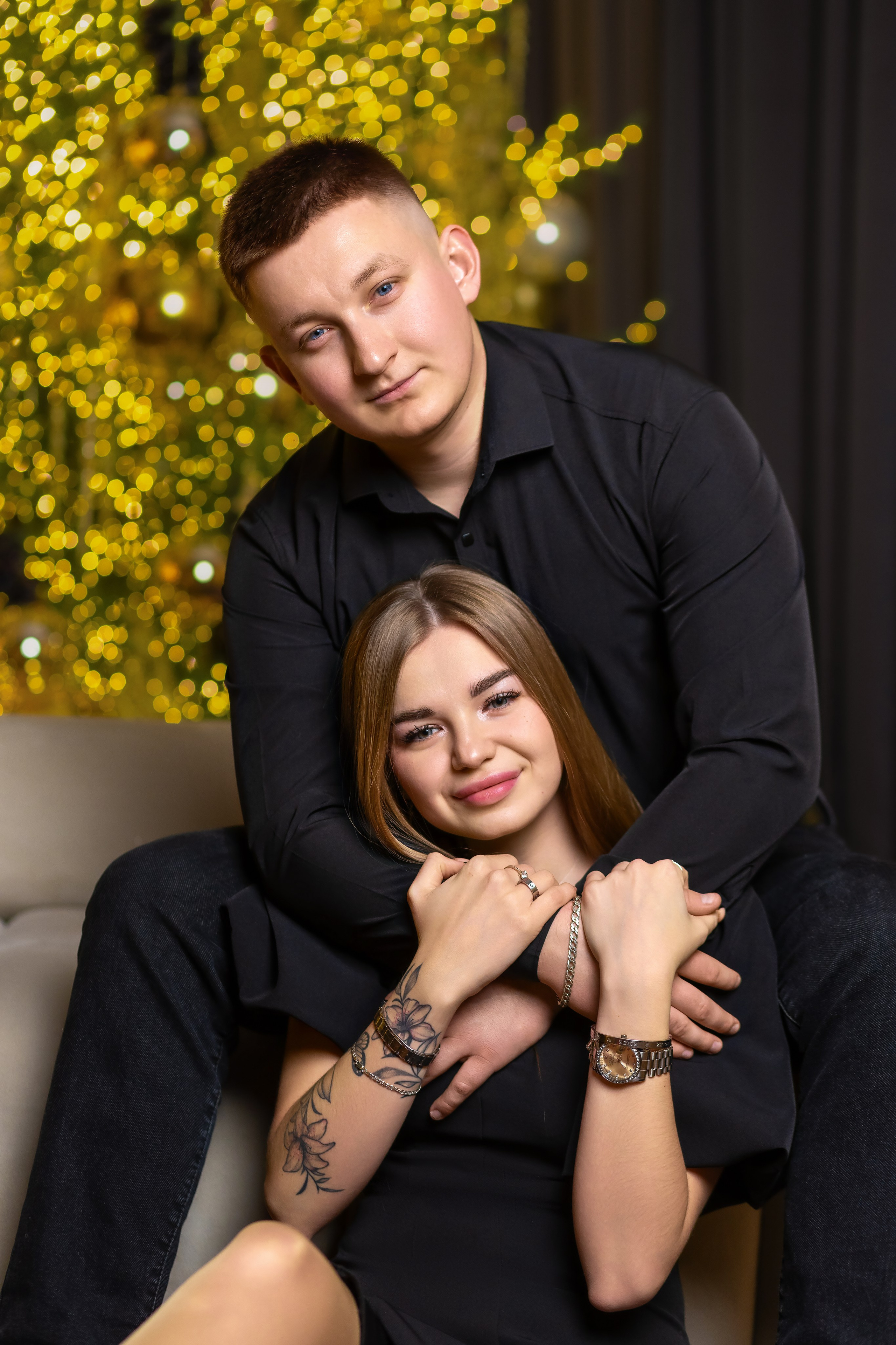 Парная новогодняя фотосессия. Ирина Мезенцева | Женский и предметный фотограф | г. Омск