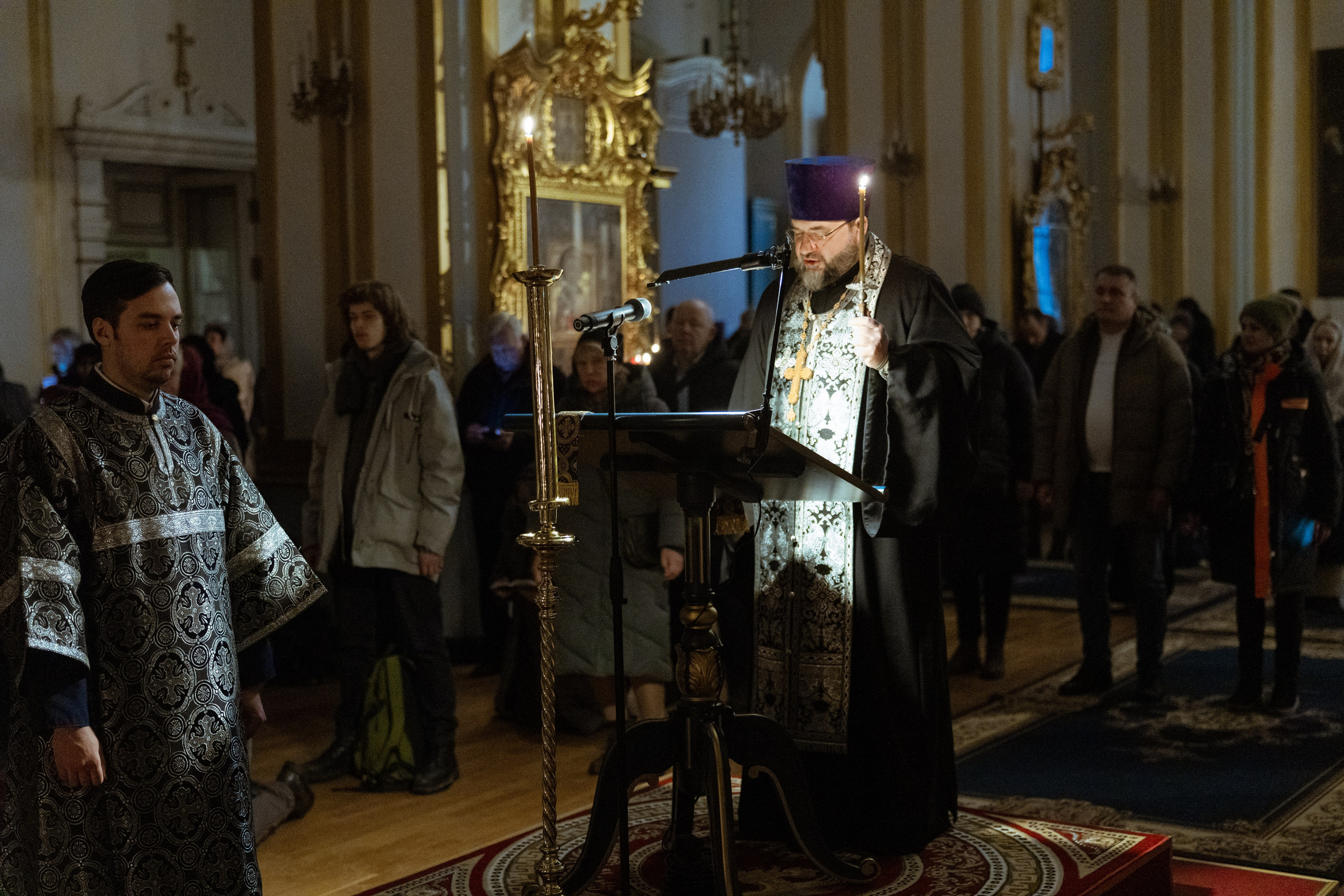 Великое повечерие с чтением Великого покаянного канона преп. Андрея Критского. НИКОЛО-БОГОЯВЛЕНСКИЙ МОРСКОЙ СОБОР