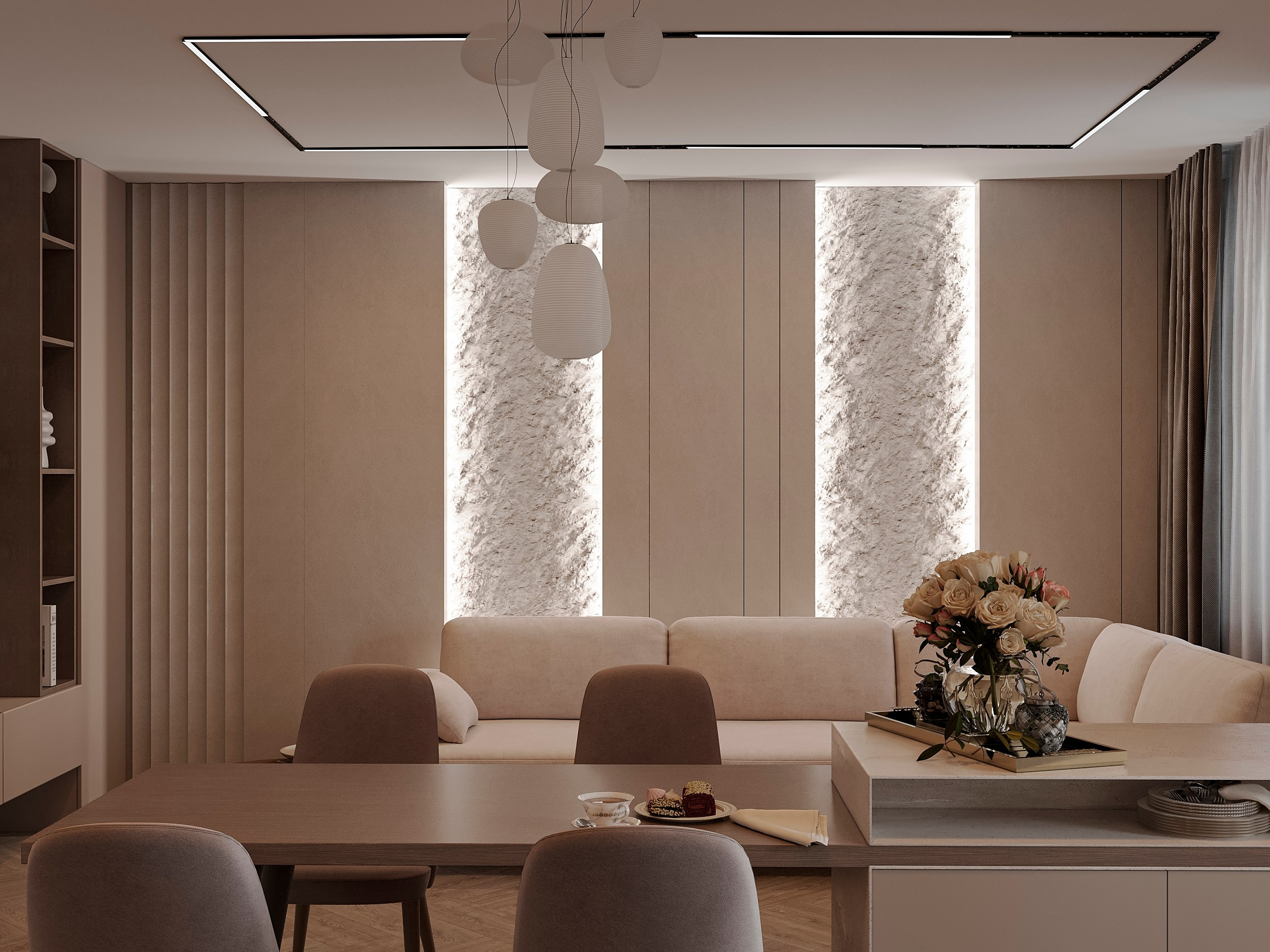 Квартира 120 кв. м. 3D визуализатор