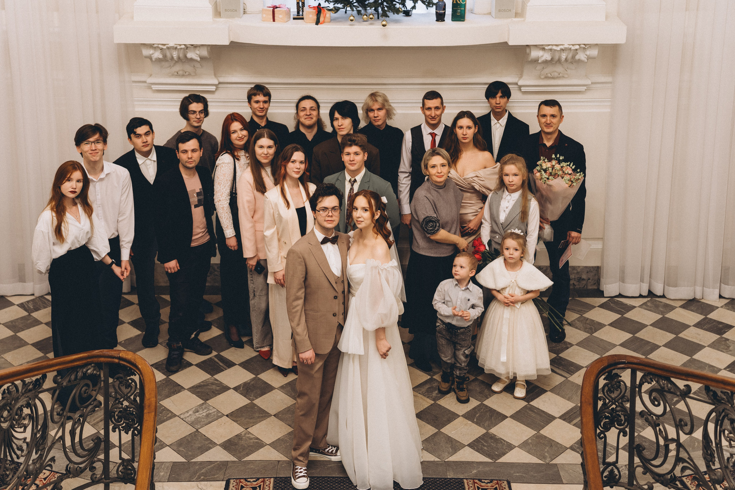 СВАДЕБНАЯ СЬЕМКА ВО ВТОРОМ ДВОРЦЕ С ГОСТЯМИ И ПРОГУЛКА В ТАВРИЧЕСКОМ САДУ. Профессиональный фотограф, Санкт-Петербург — Виктория Богомолова