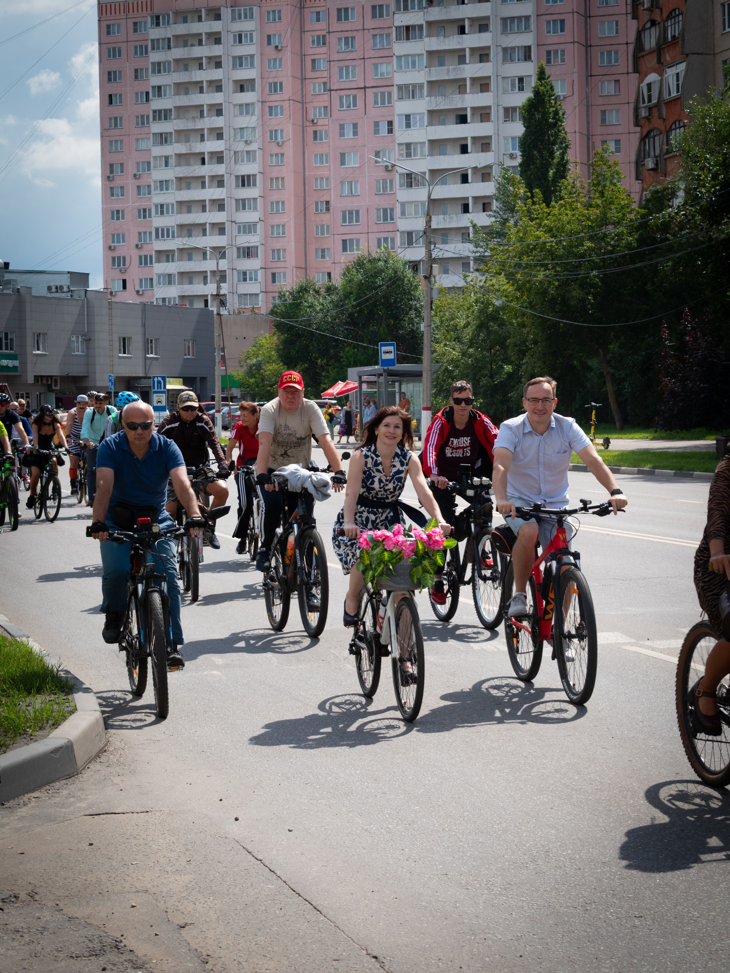 «Леди на велосипеде» — велопробег по г. Жуковскому 2025. Репортажный фотограф Сыбер Мартти