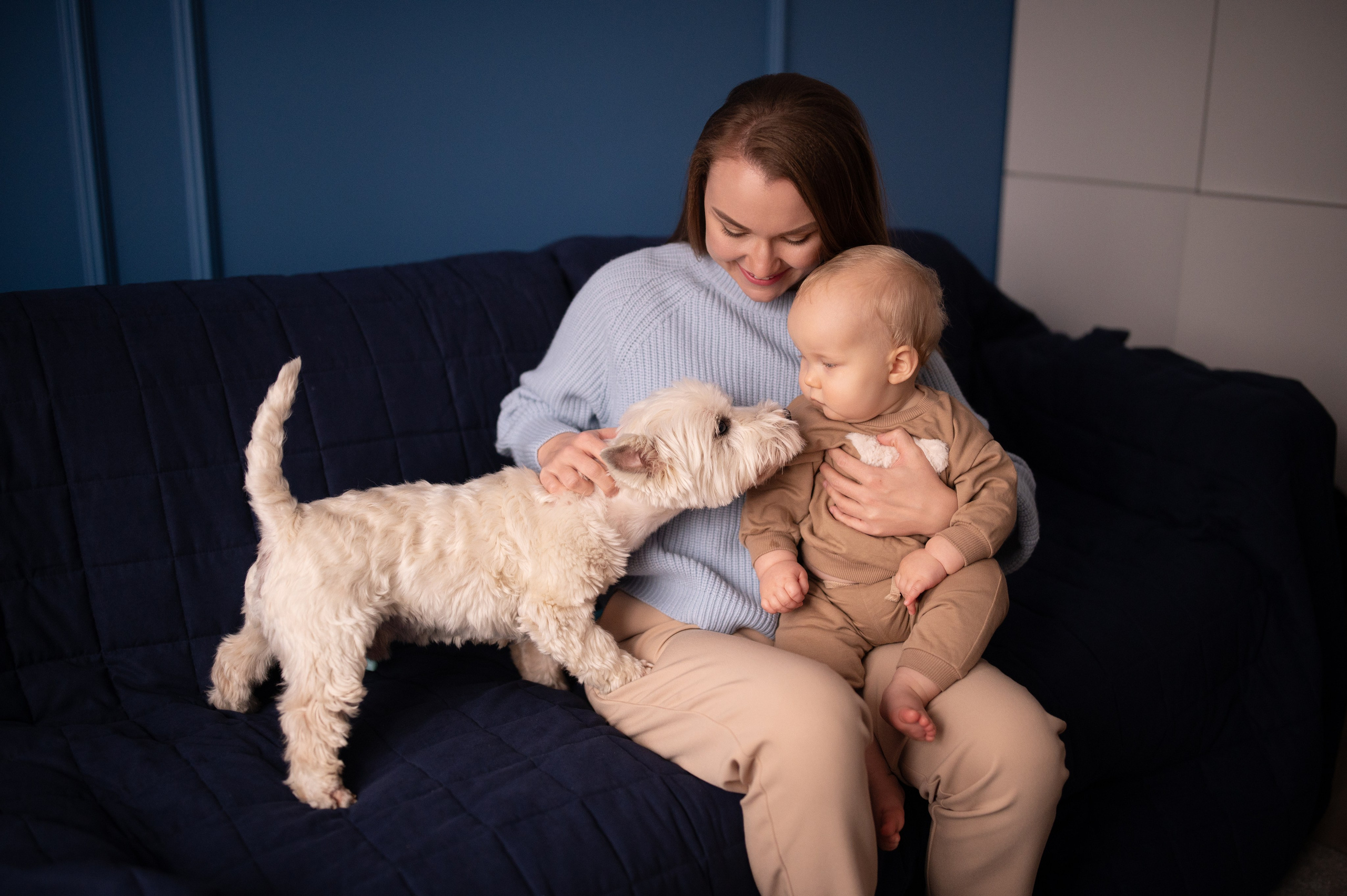 Семейная съёмка дома. Семейный и детский фотограф в Москве Анна Оськина