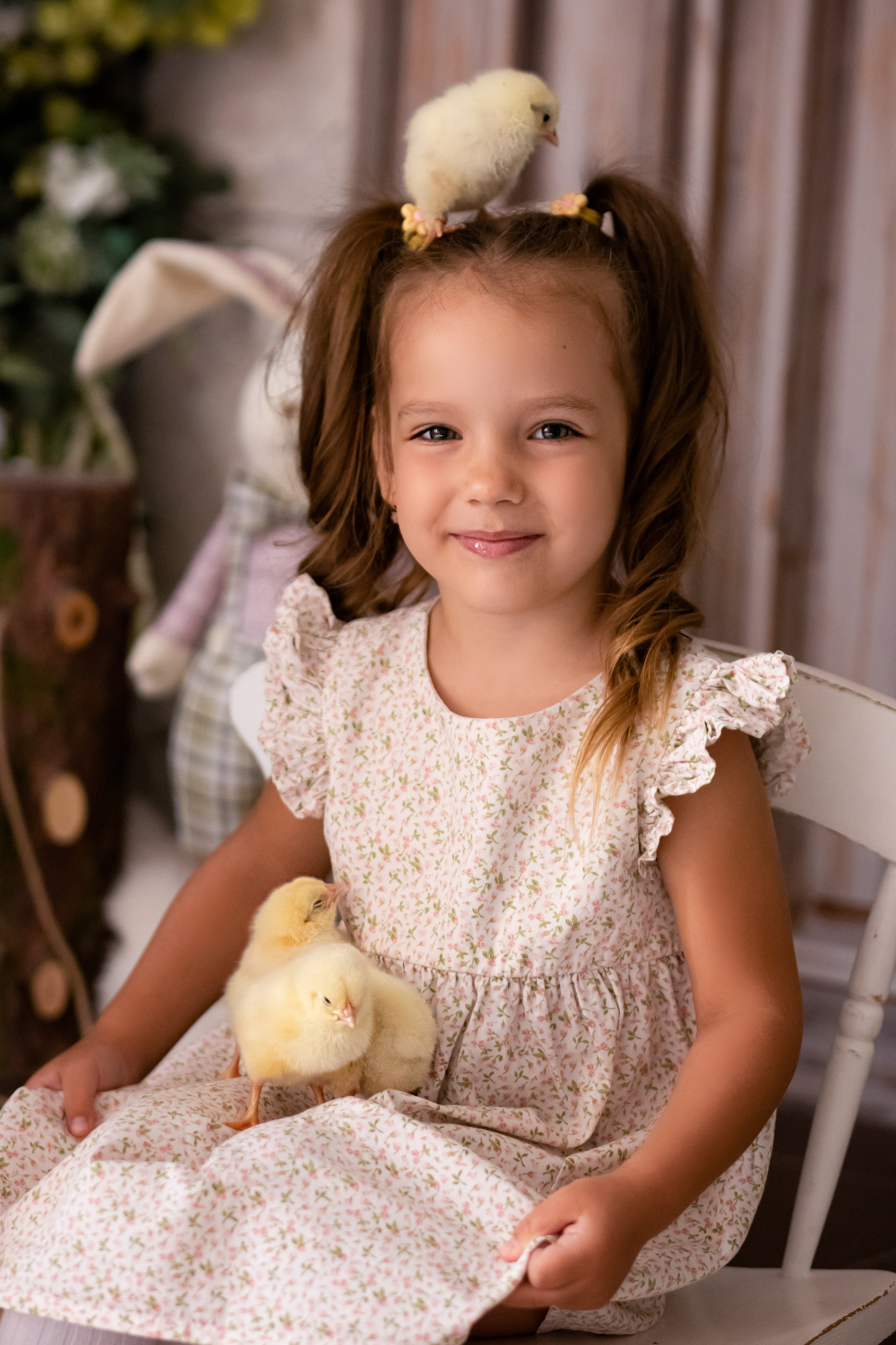 Утята, цыплята и я с крестной). Съемка Таинств Крещения Венчания, детские и семейные съемки в Пензе