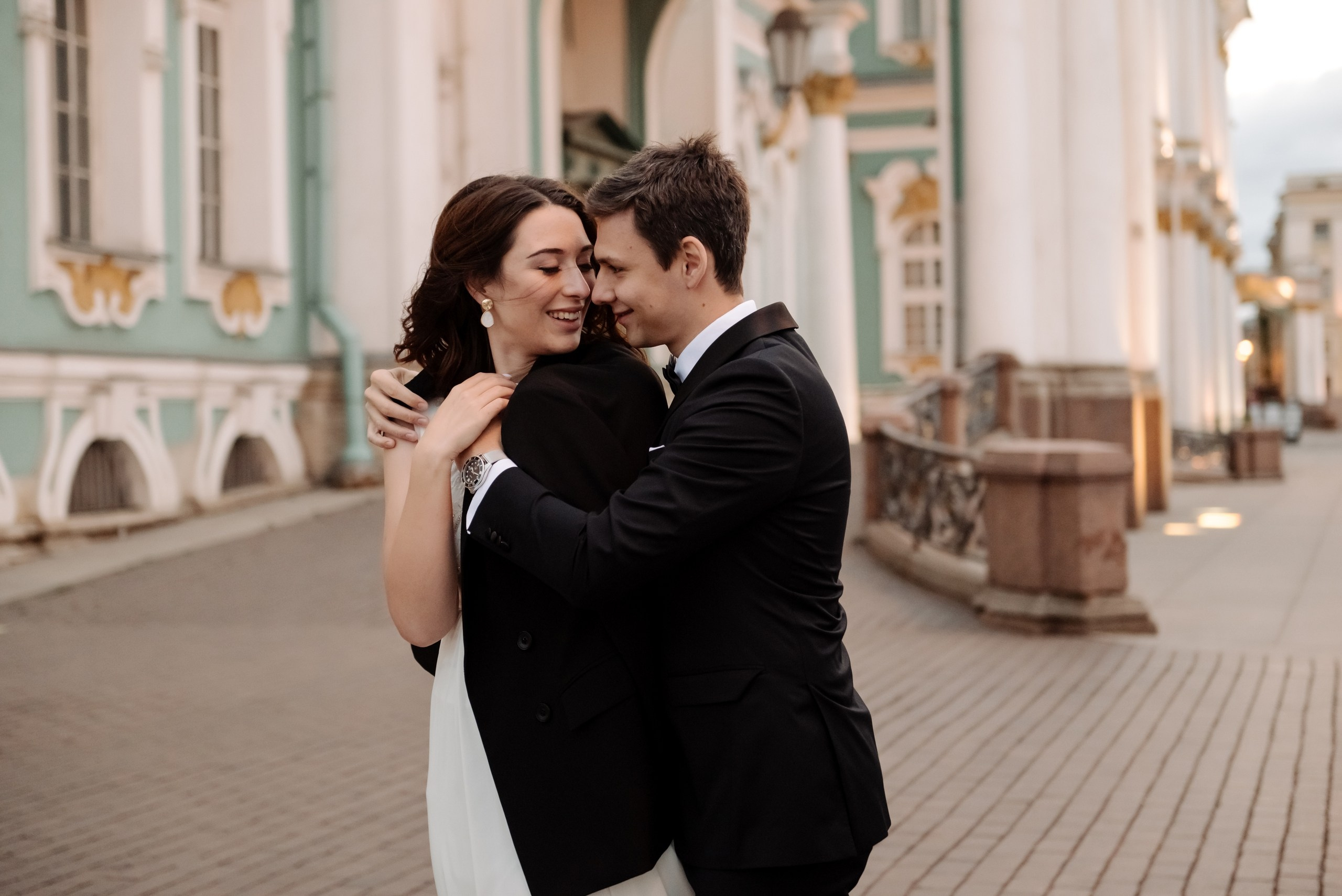 Утренний Эрмитаж и развод мостов. Свадебный и семейный фотограф в Санкт-Петербурге Елена Худякова