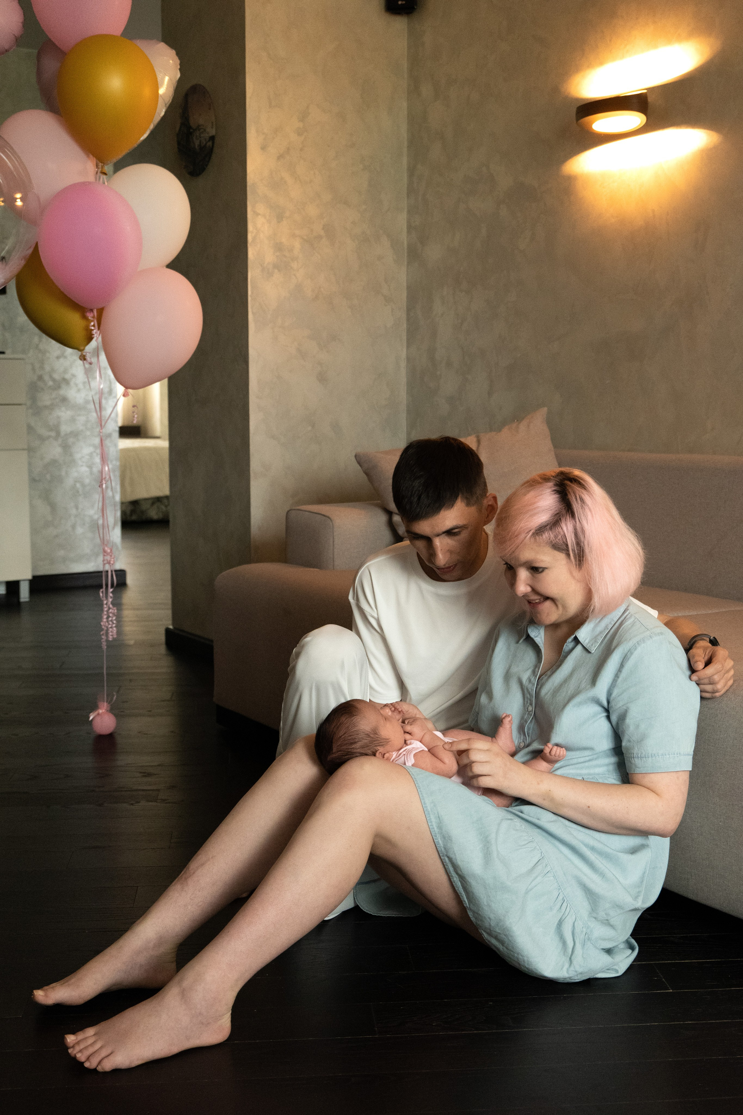 Домашняя фотосессия с новорожденным. Фотограф видеограф Ольга Василевская