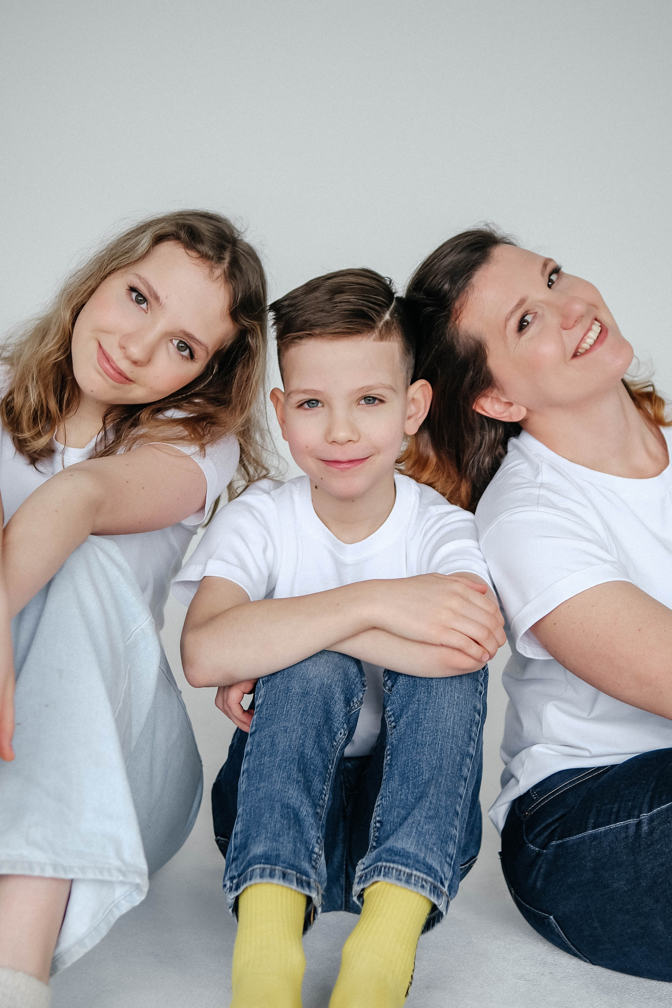 Мама с детками на циклораме. Главная