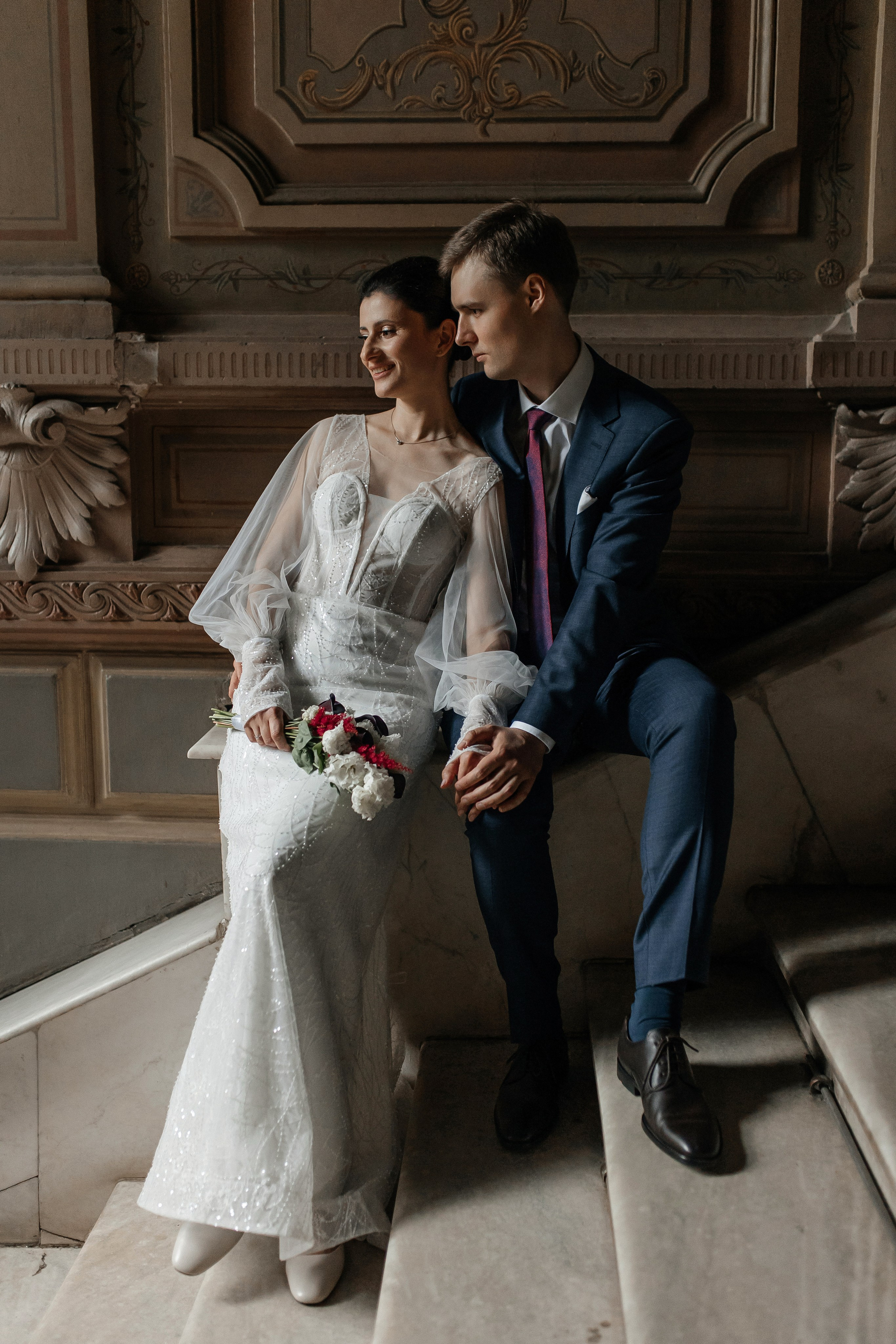 Свадебная фотосессия в усадьбе в Москве